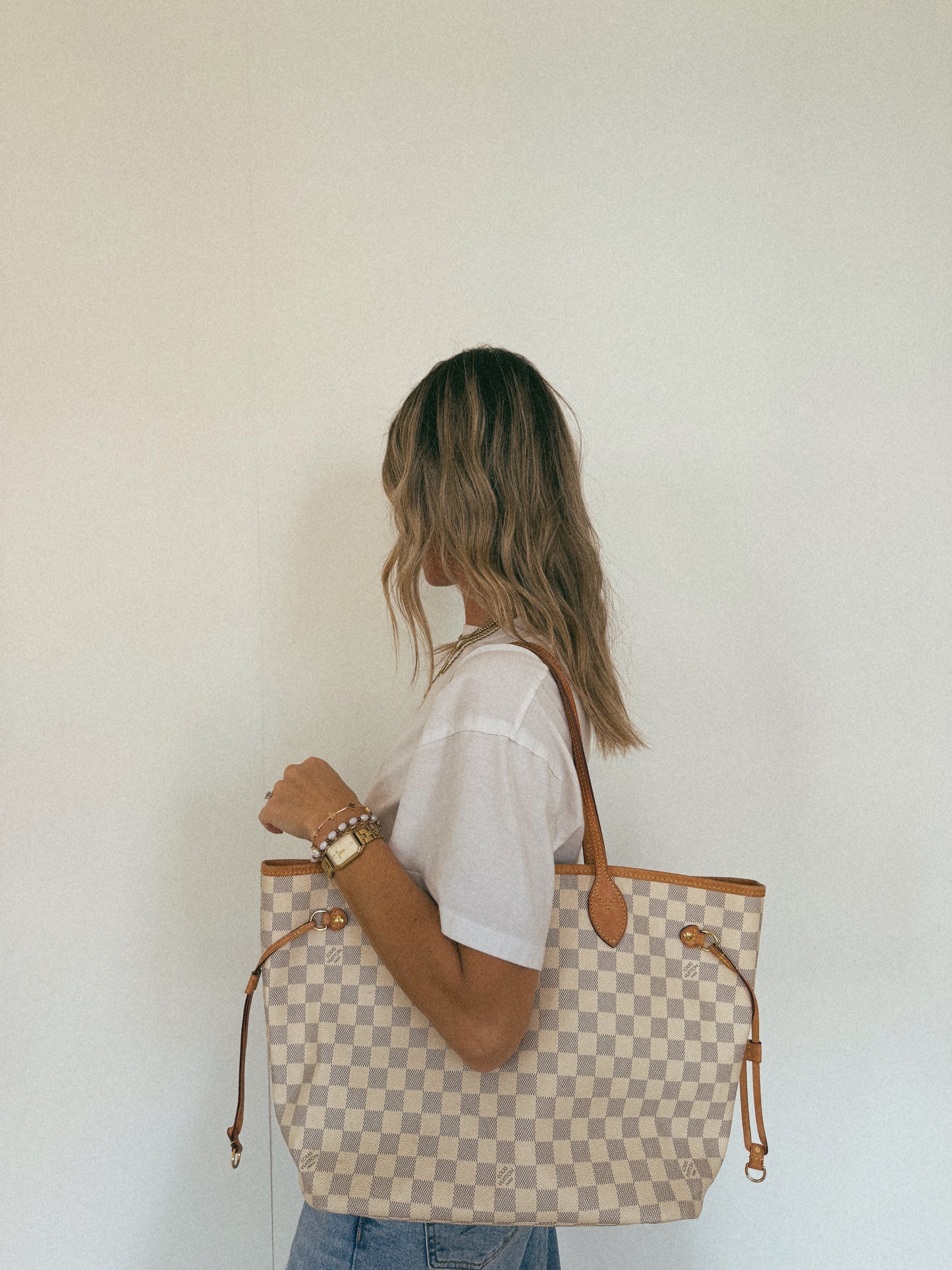 Louis Vuitton Neverfull MM Azur
