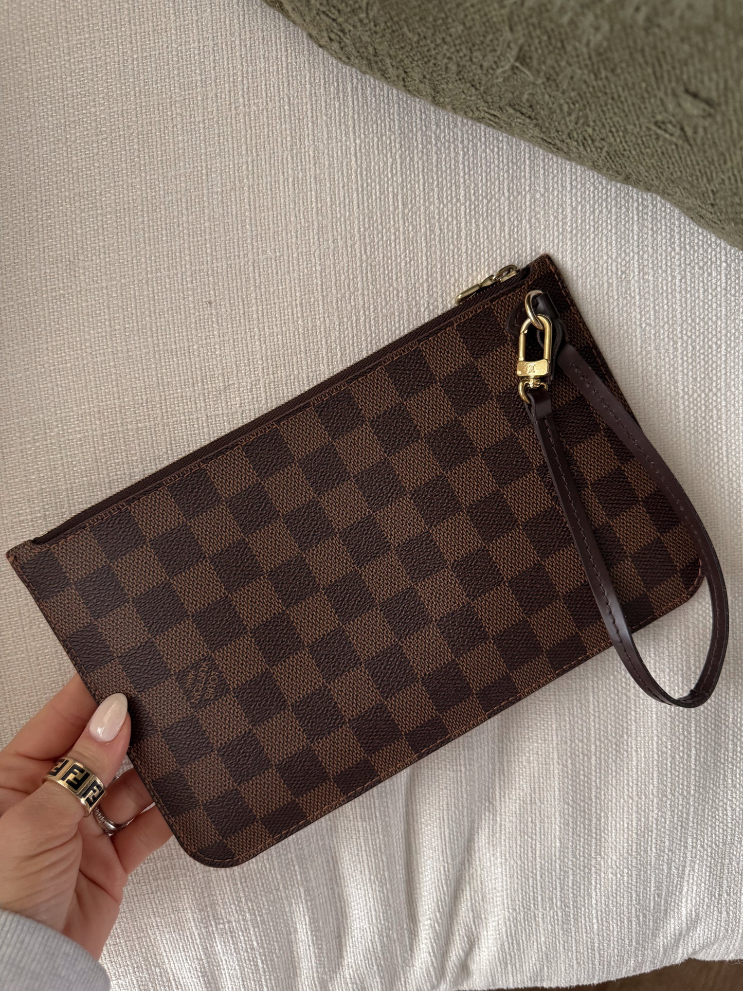 Louis Vuitton Damier Ebene Wristlet