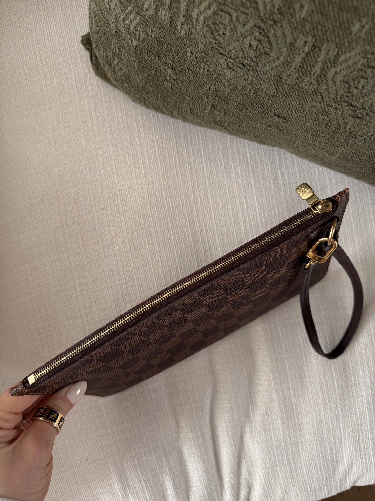 Louis Vuitton Damier Ebene Wristlet