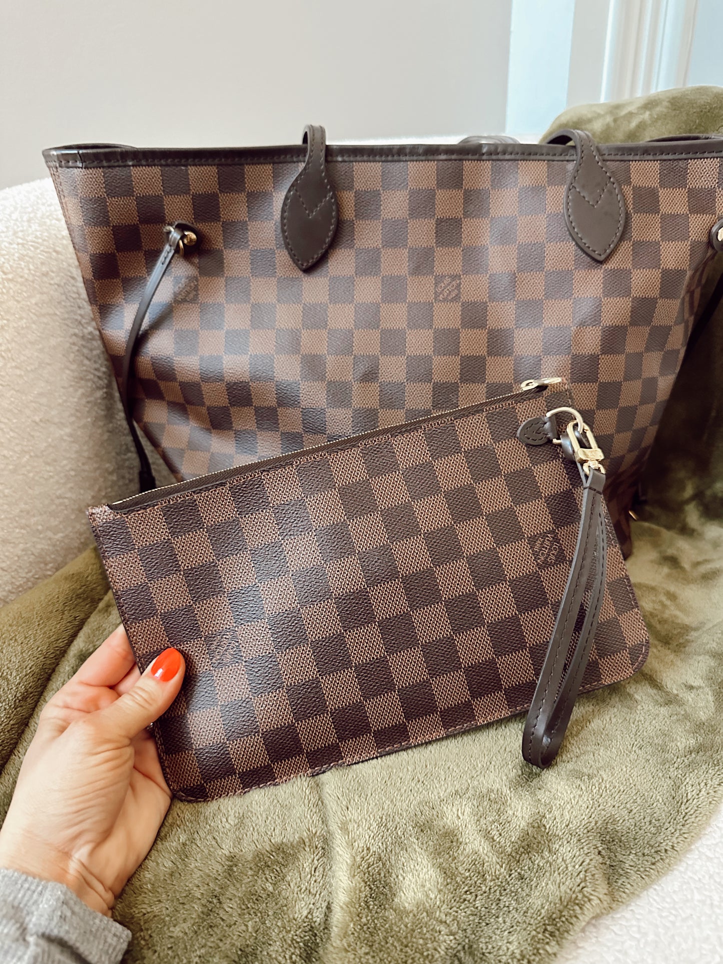 Louis Vuitton Neverfull MM Damier Ebene