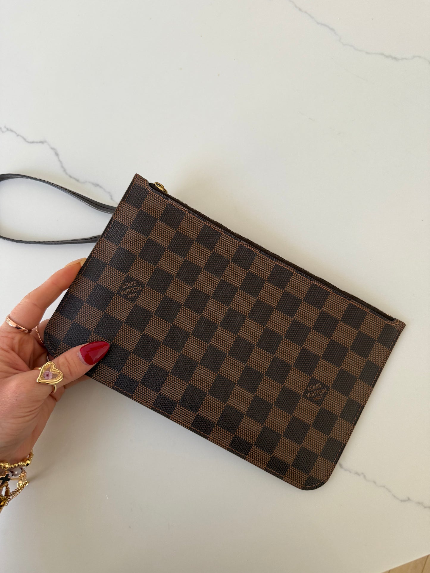 Louis Vuitton Damier Ebene Wristlet