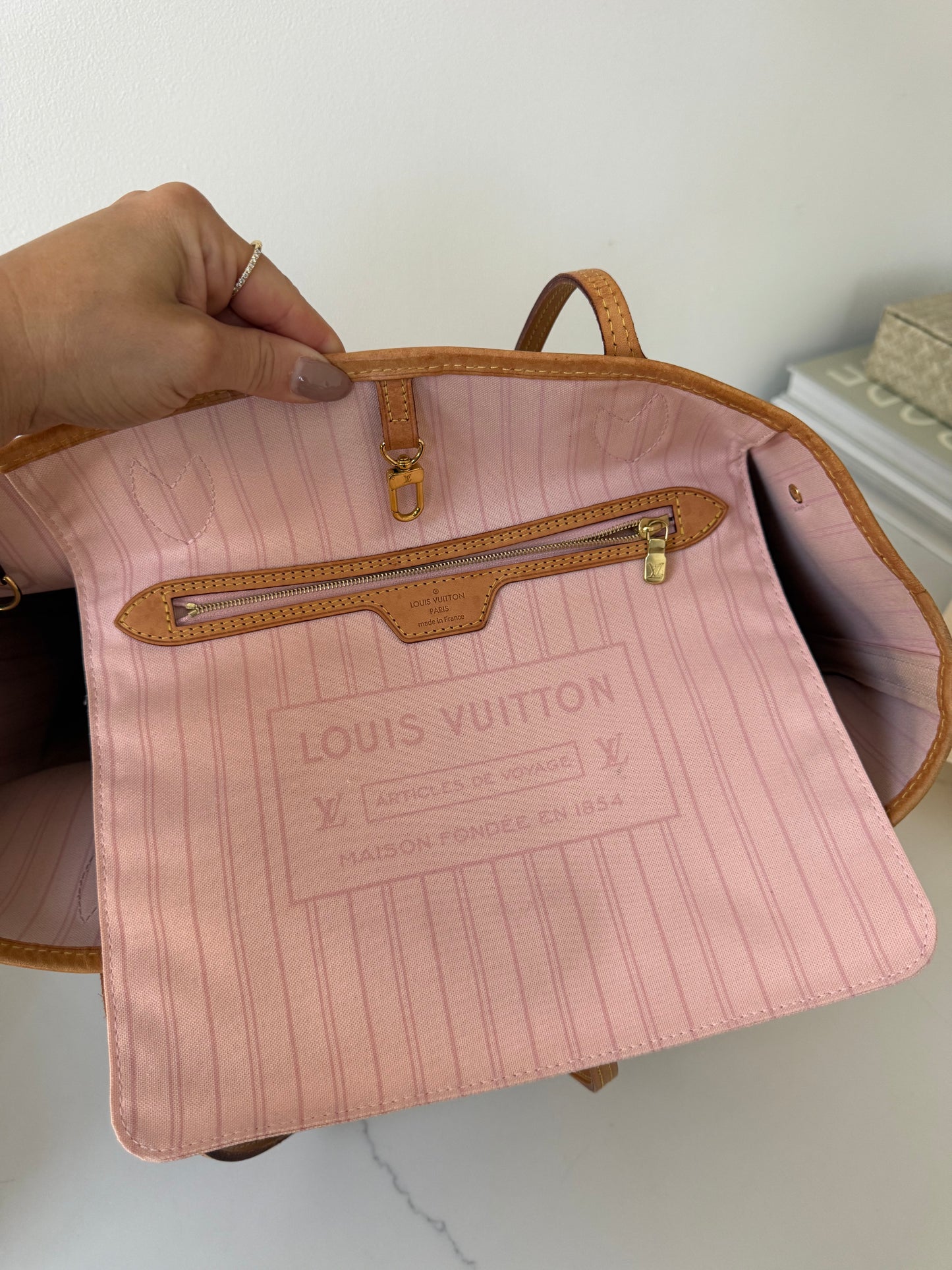 Louis Vuitton Neverfull MM Azur
