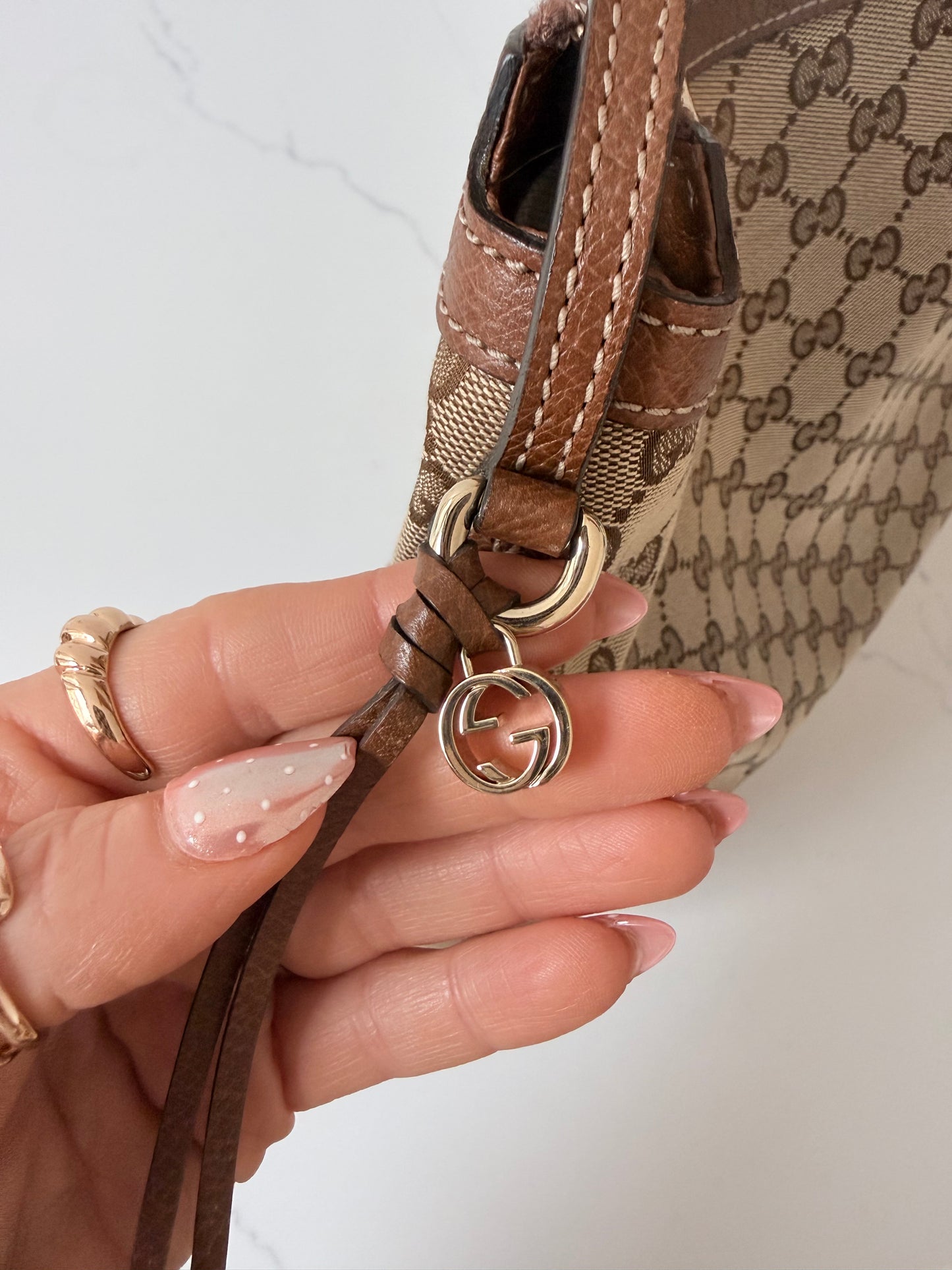 Gucci B Hobo Shoulder Bag