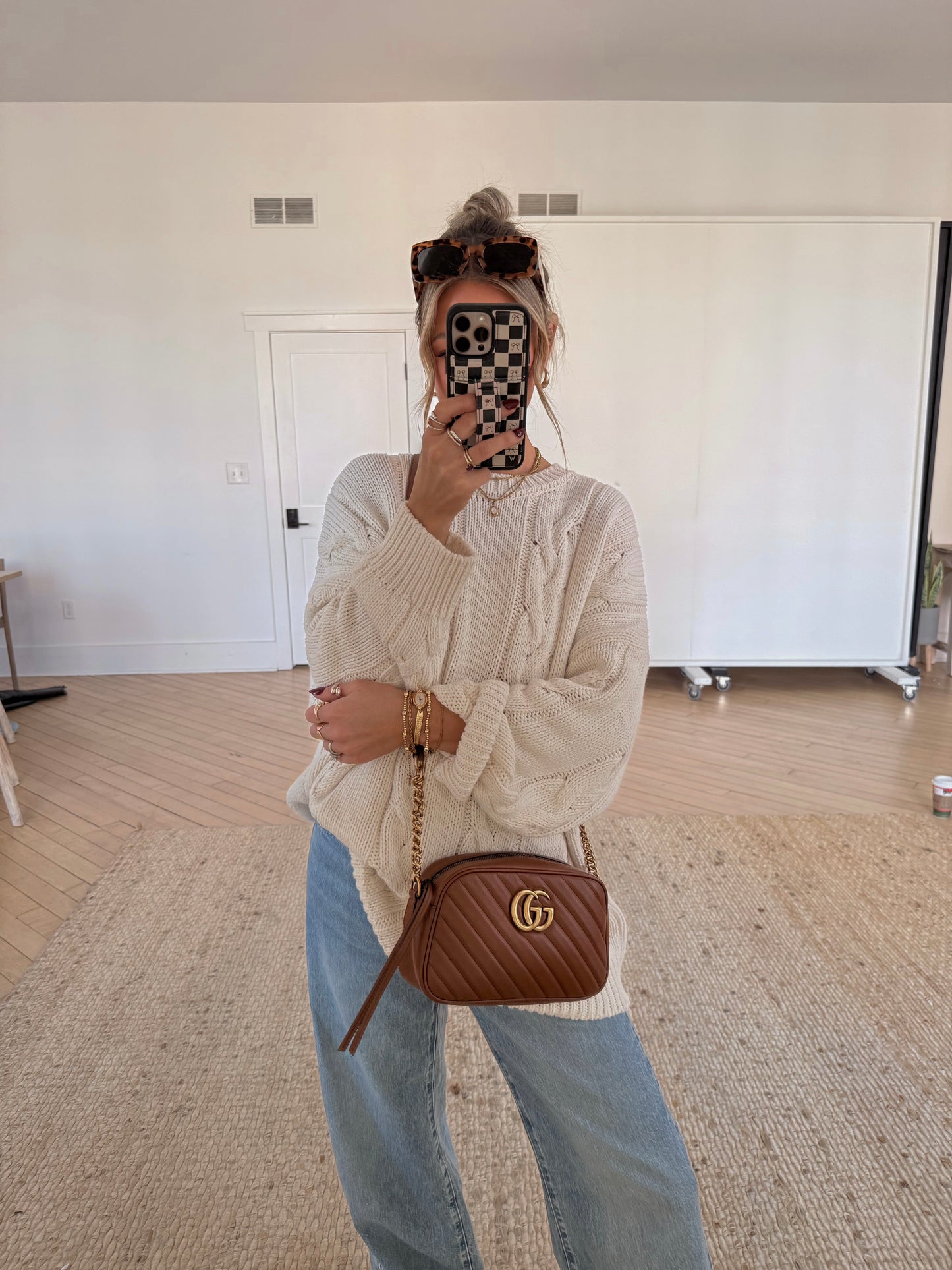 Gucci Glazed Marmont Camera Bag