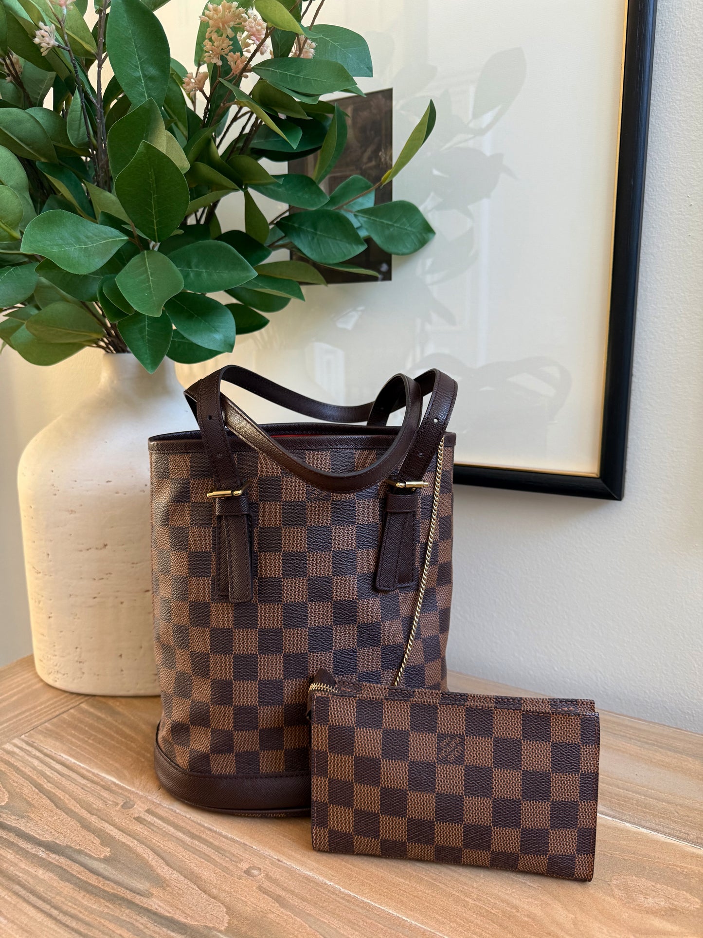 Louis Vuitton Bucket Bag Ebene