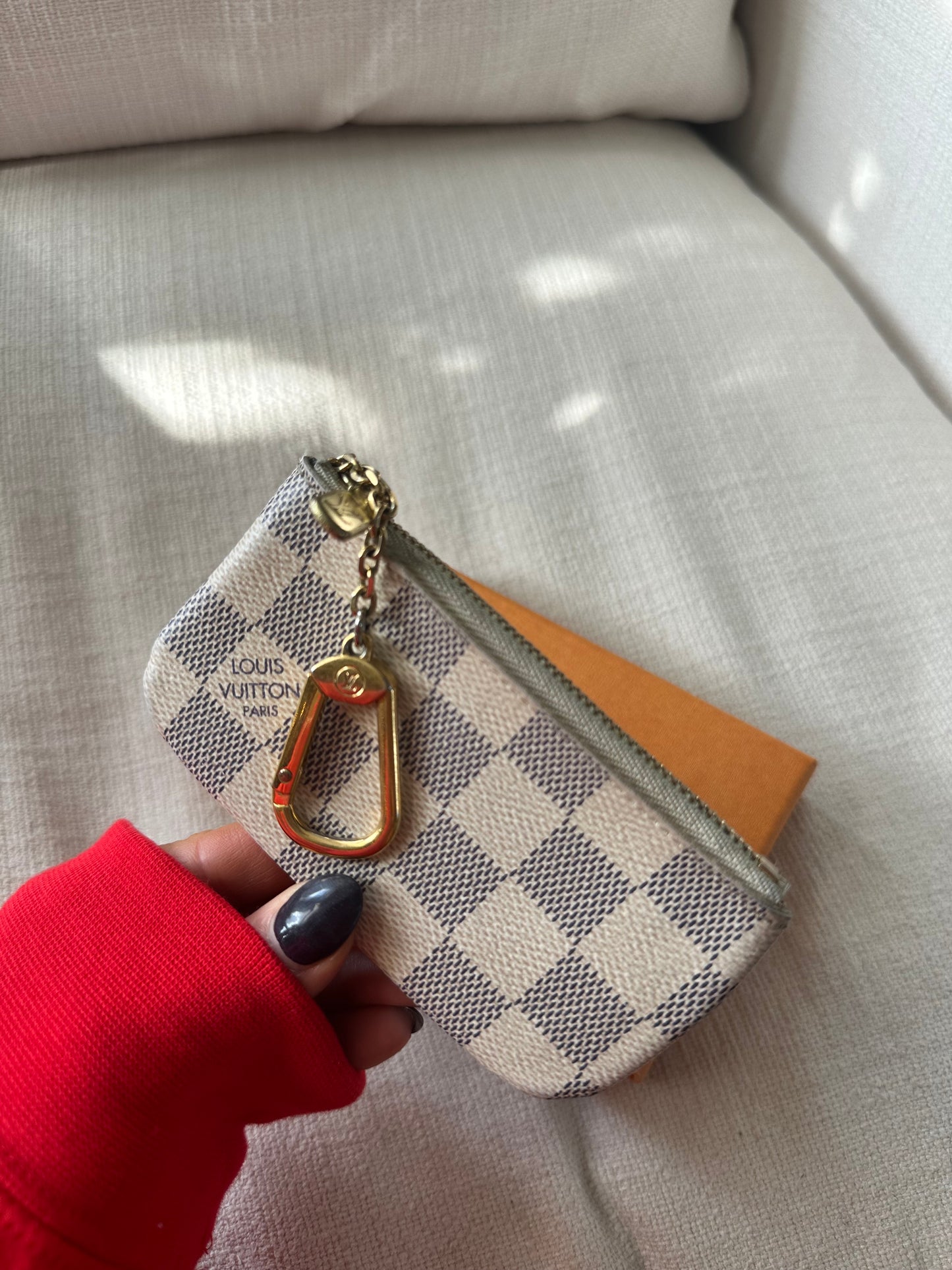 Louis Vuitton Key Pouch Azur