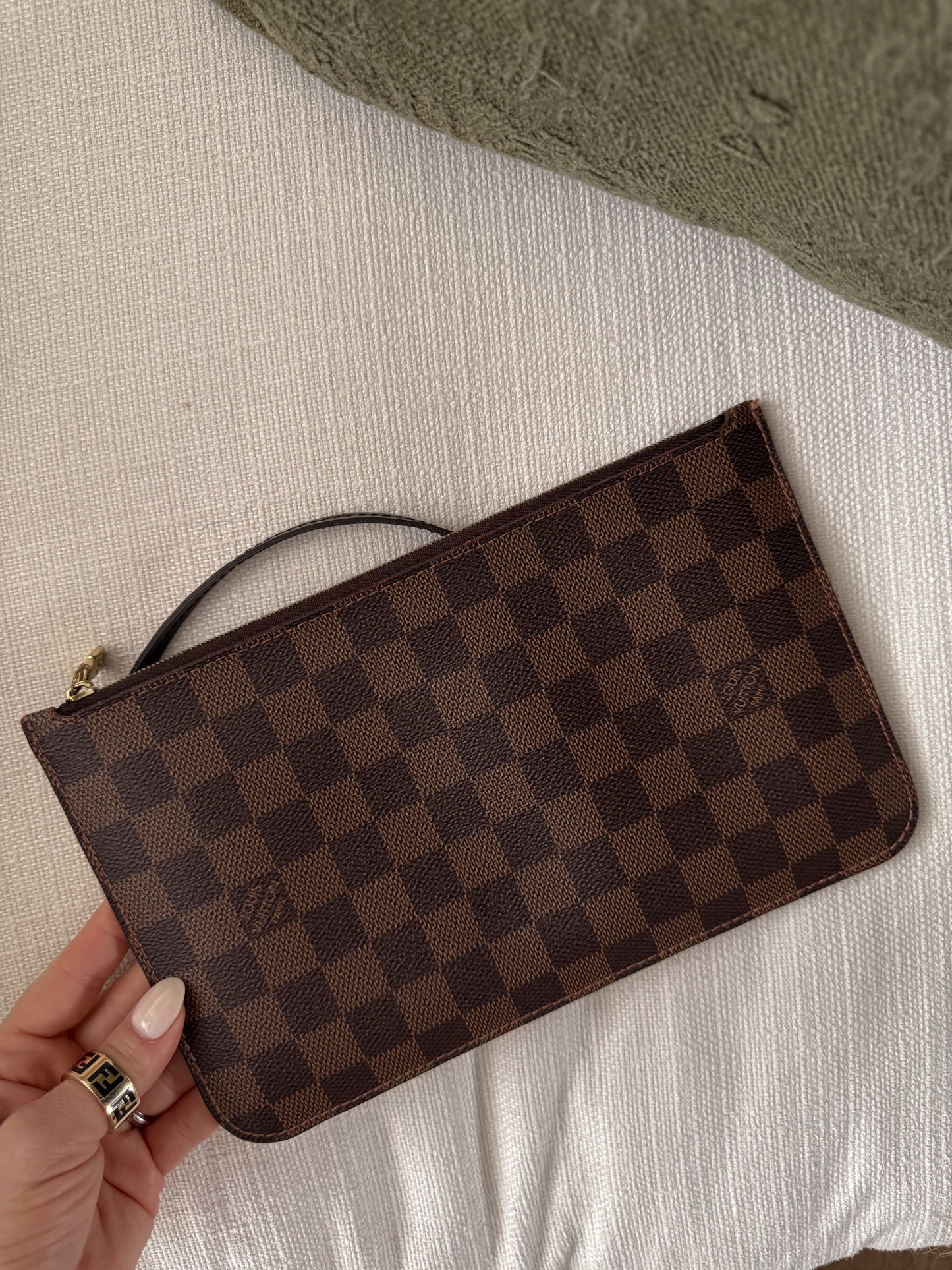 Louis Vuitton Damier Ebene Wristlet