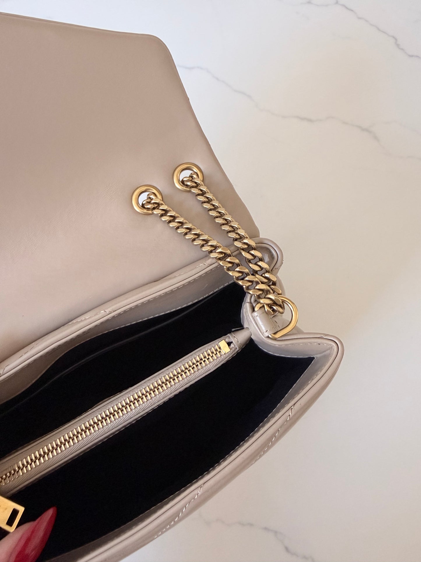YSL Leather LouLou Small