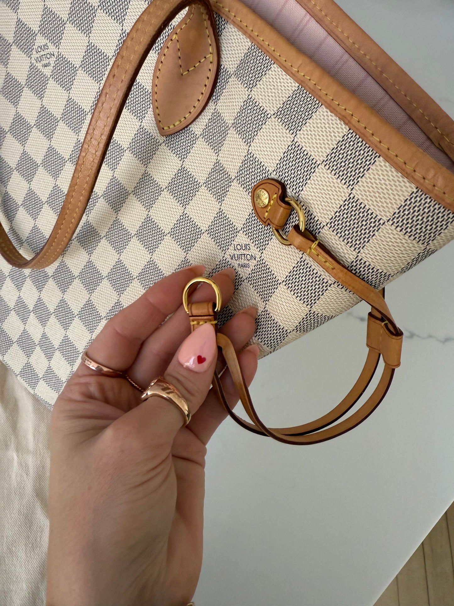 Louis Vuitton Neverfull MM Azur