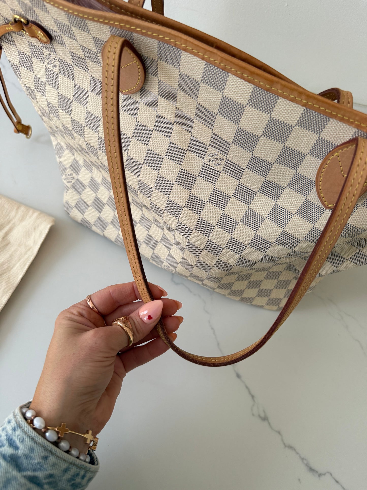 Louis Vuitton Neverfull MM Azur
