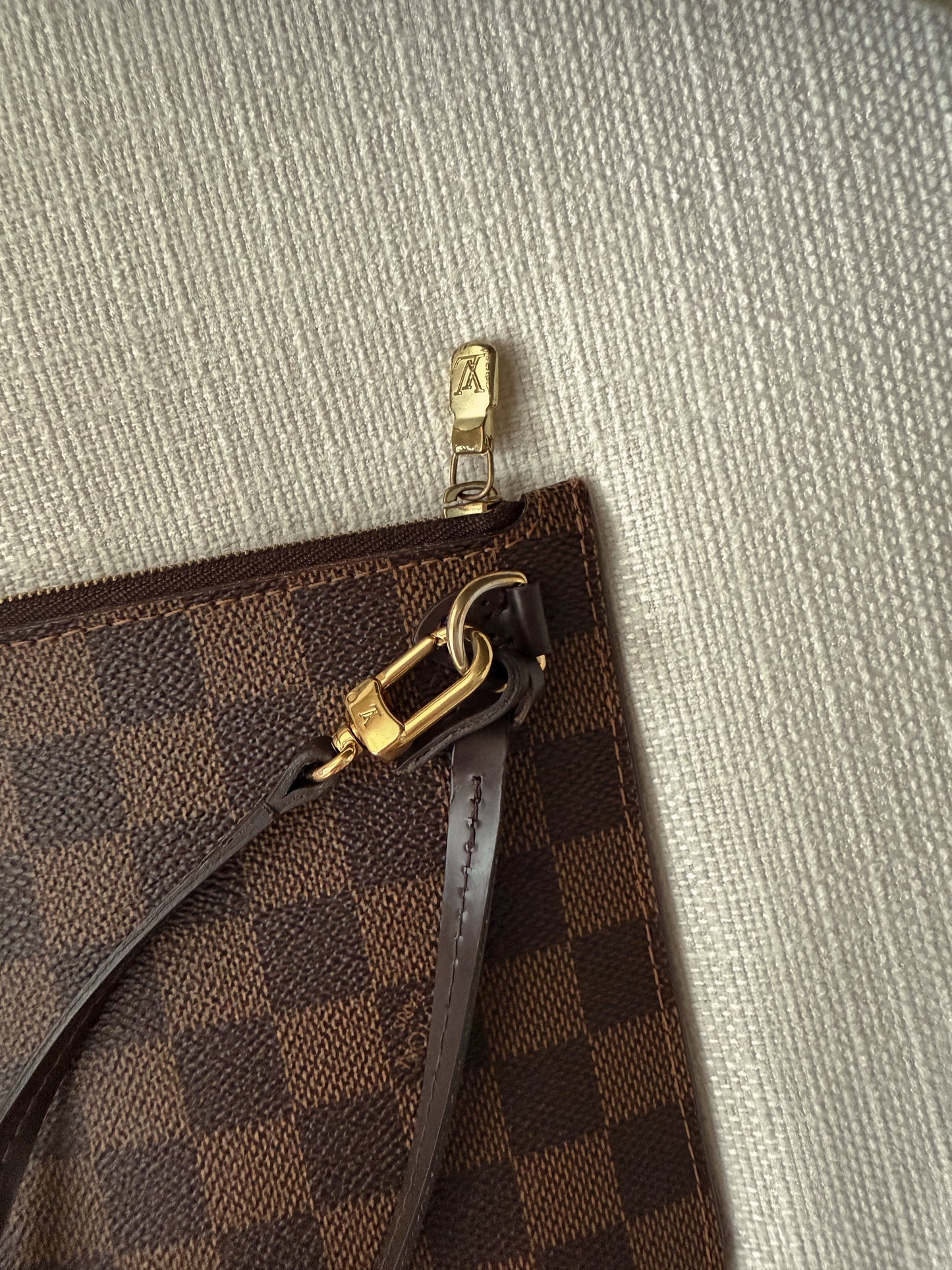 Louis Vuitton Damier Ebene Wristlet
