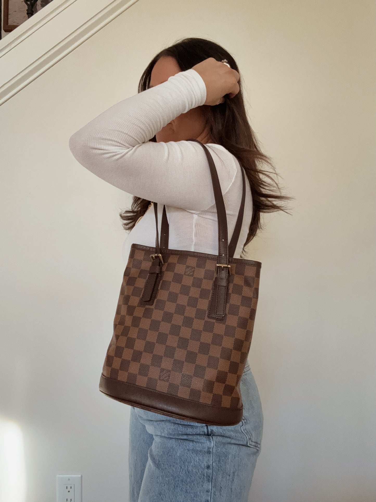 Louis Vuitton Bucket Bag Ebene