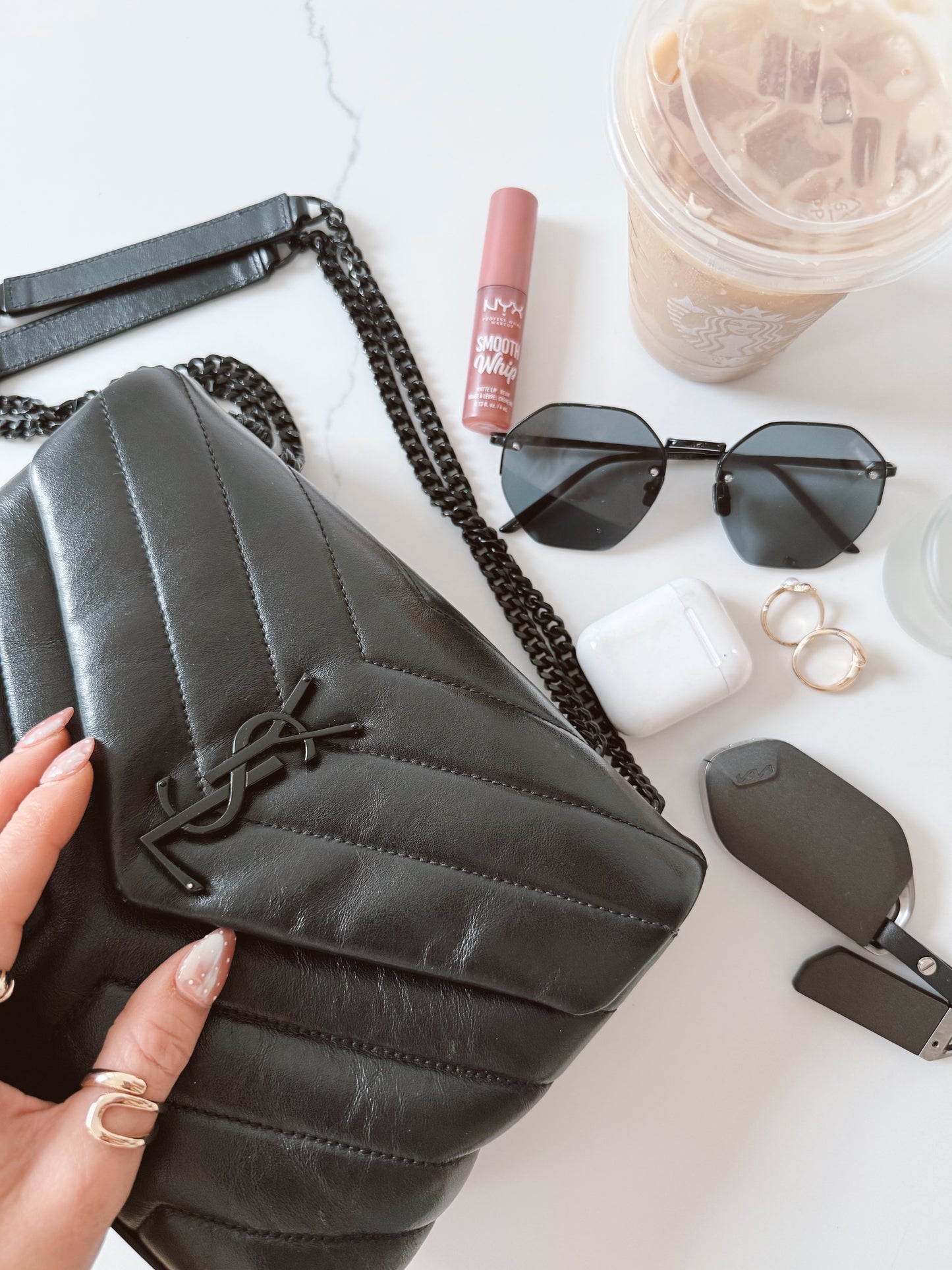 YSL Small Chevron Handbag