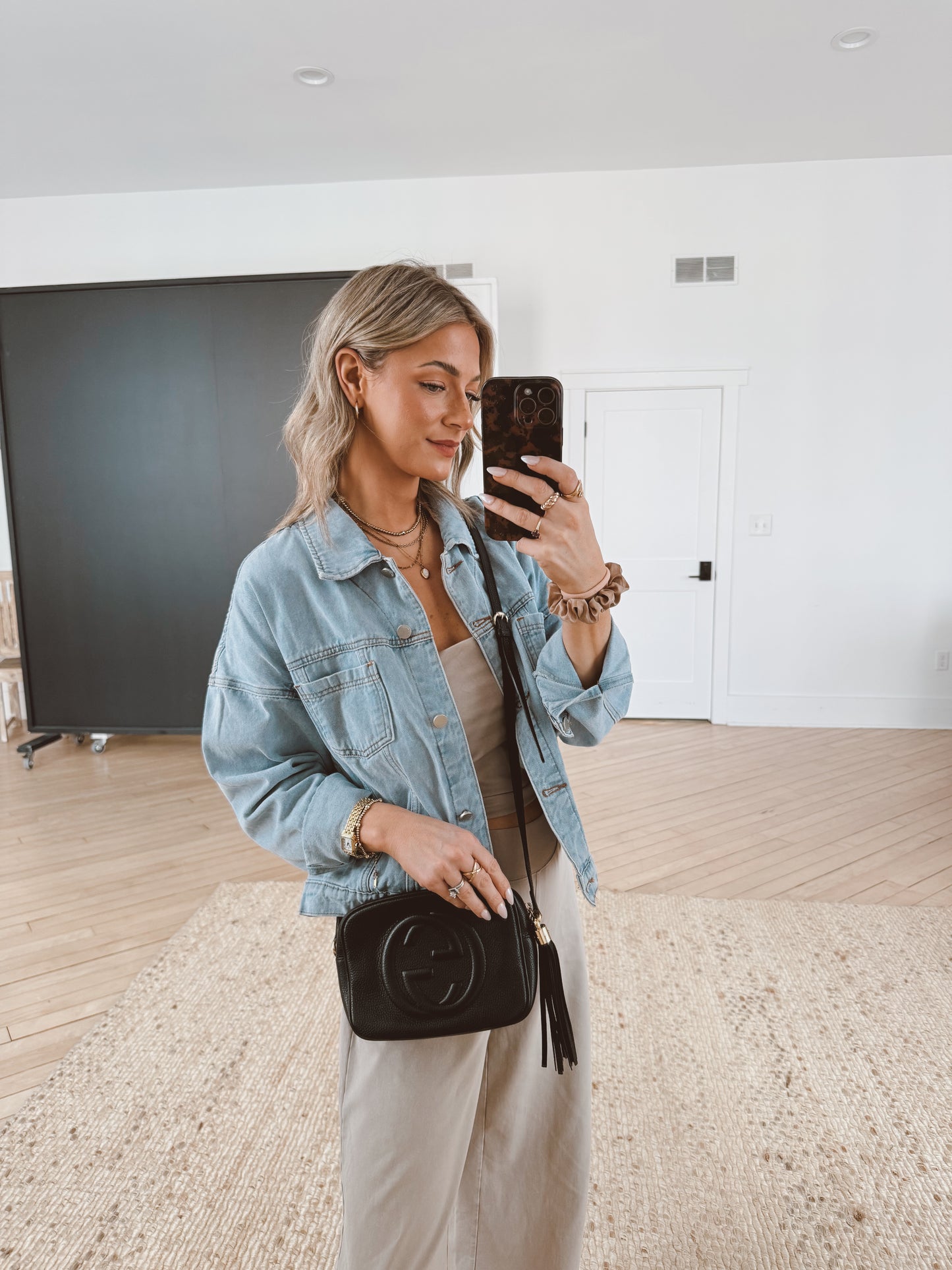 Gucci Leather Disco Crossbody