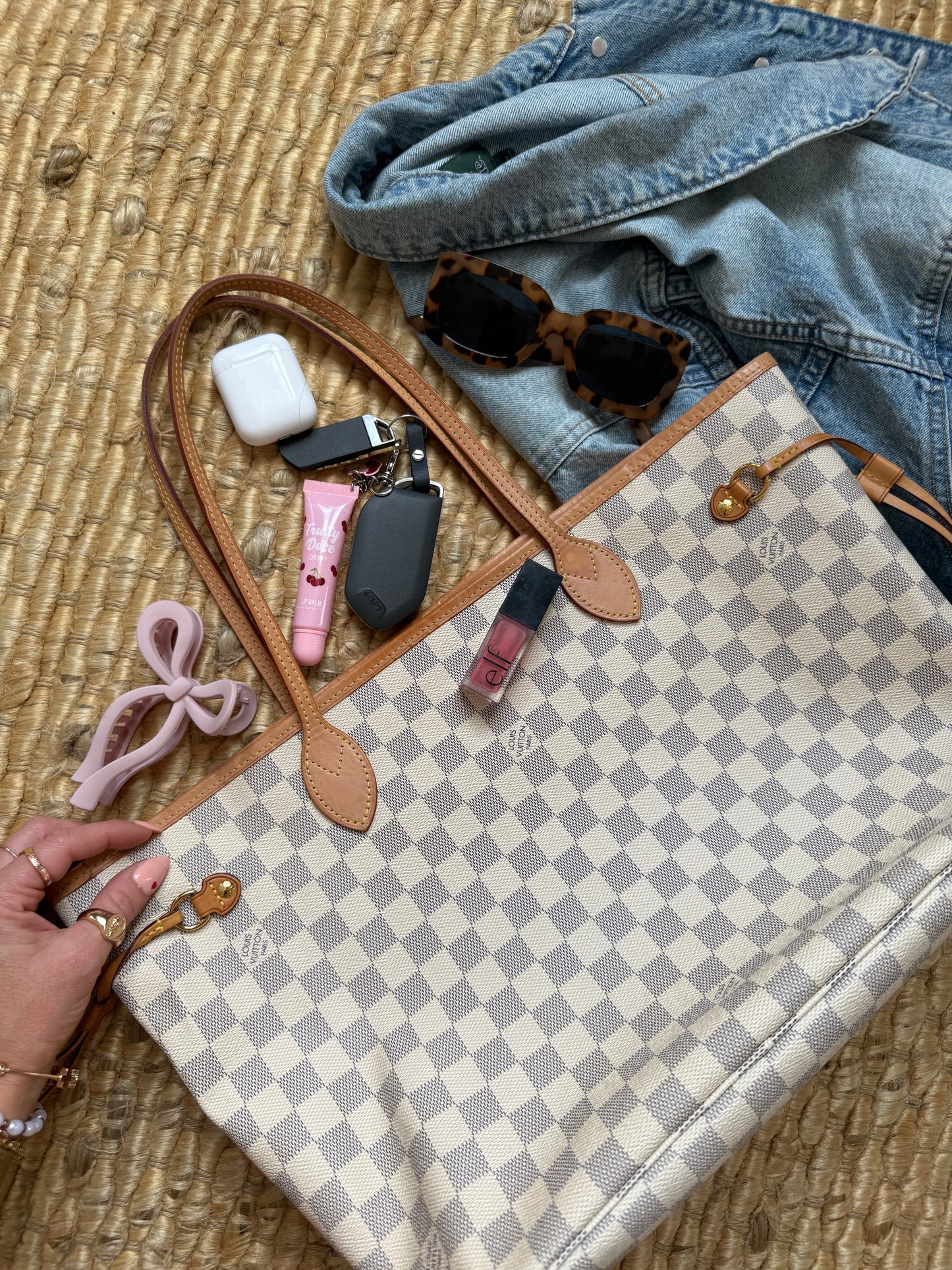 Louis Vuitton Neverfull MM Azur