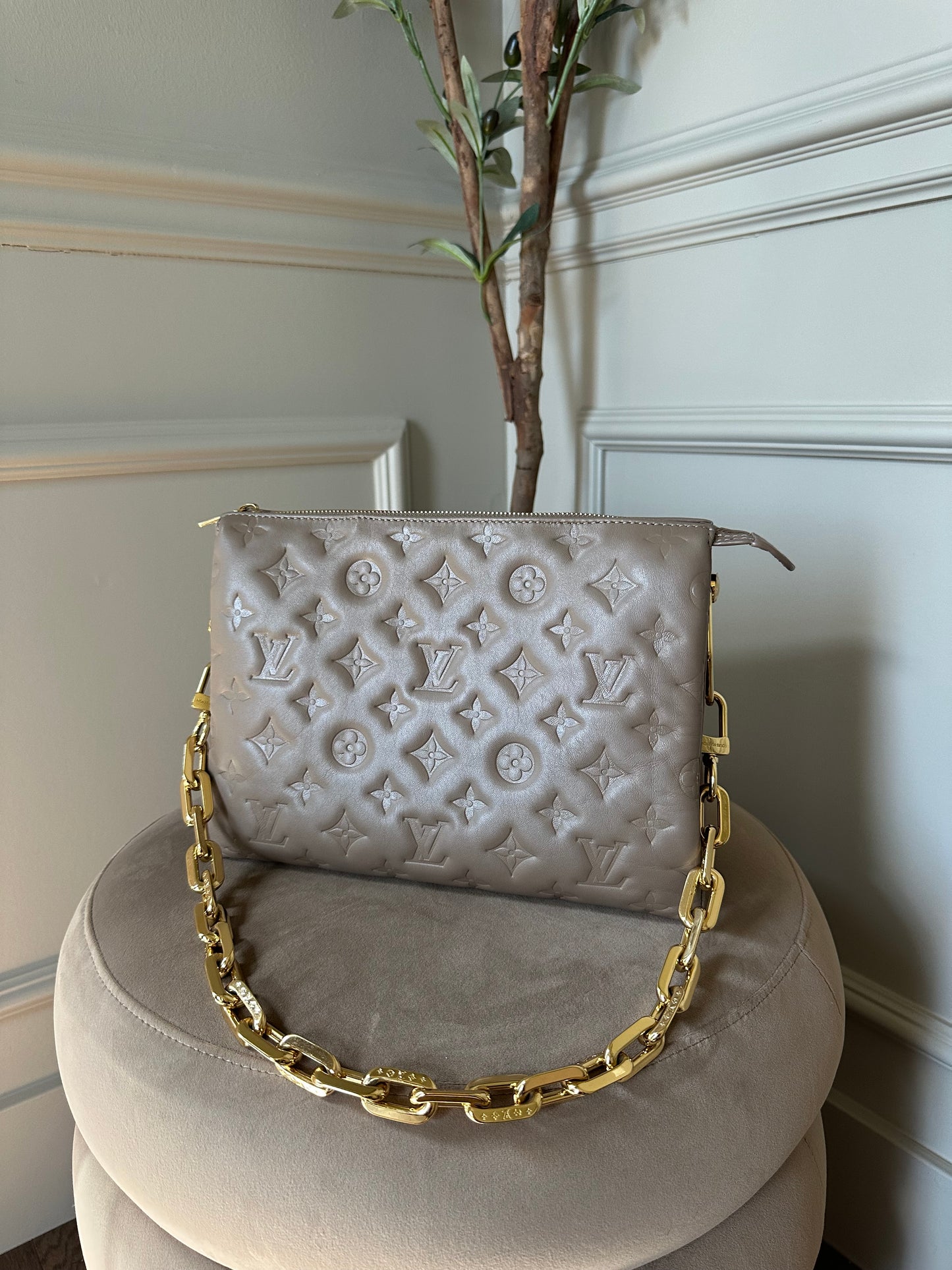Louis Vuitton Coussin PM Taupe