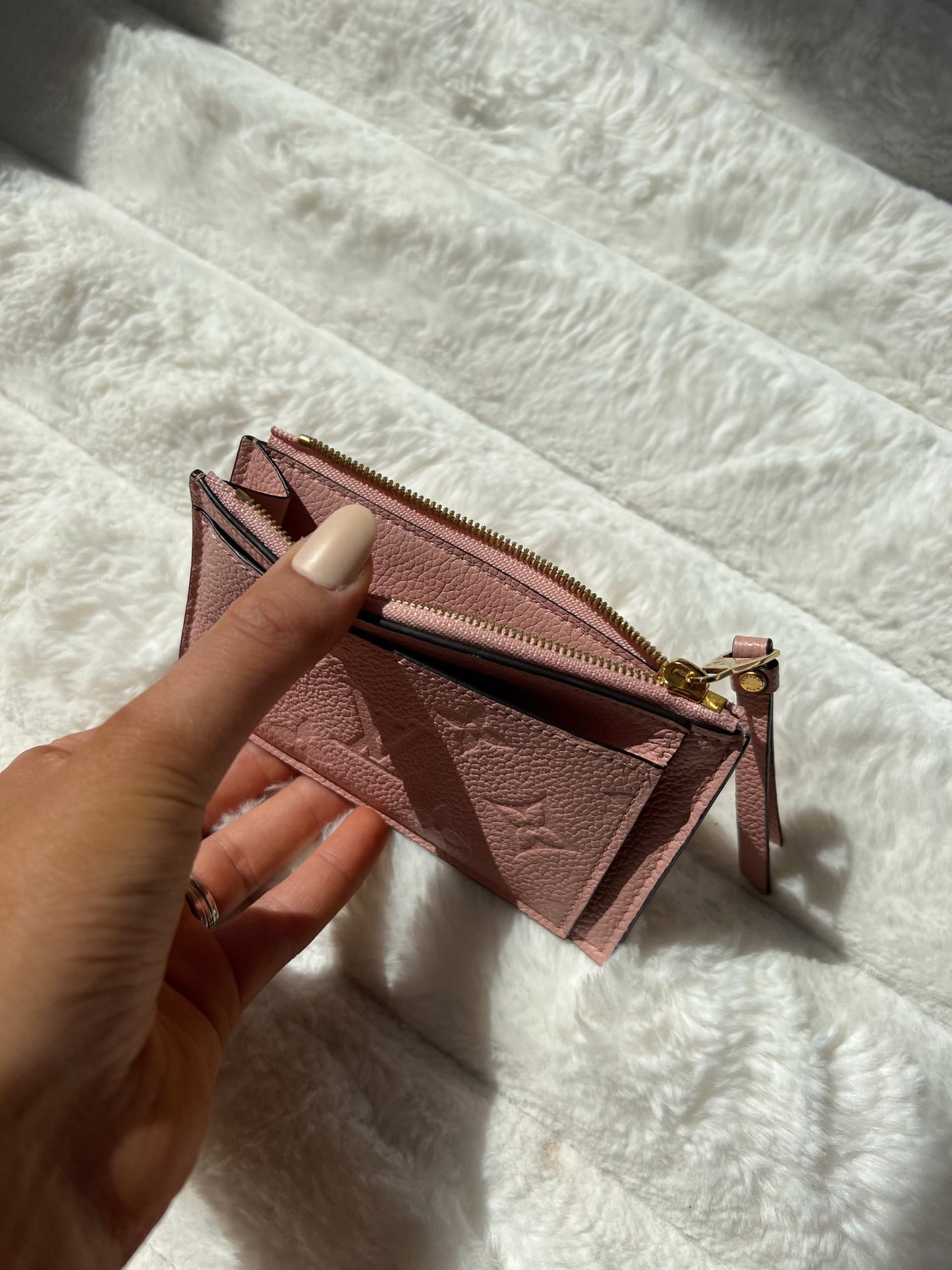 Louis Vuitton Rose Ballerine Card Holder