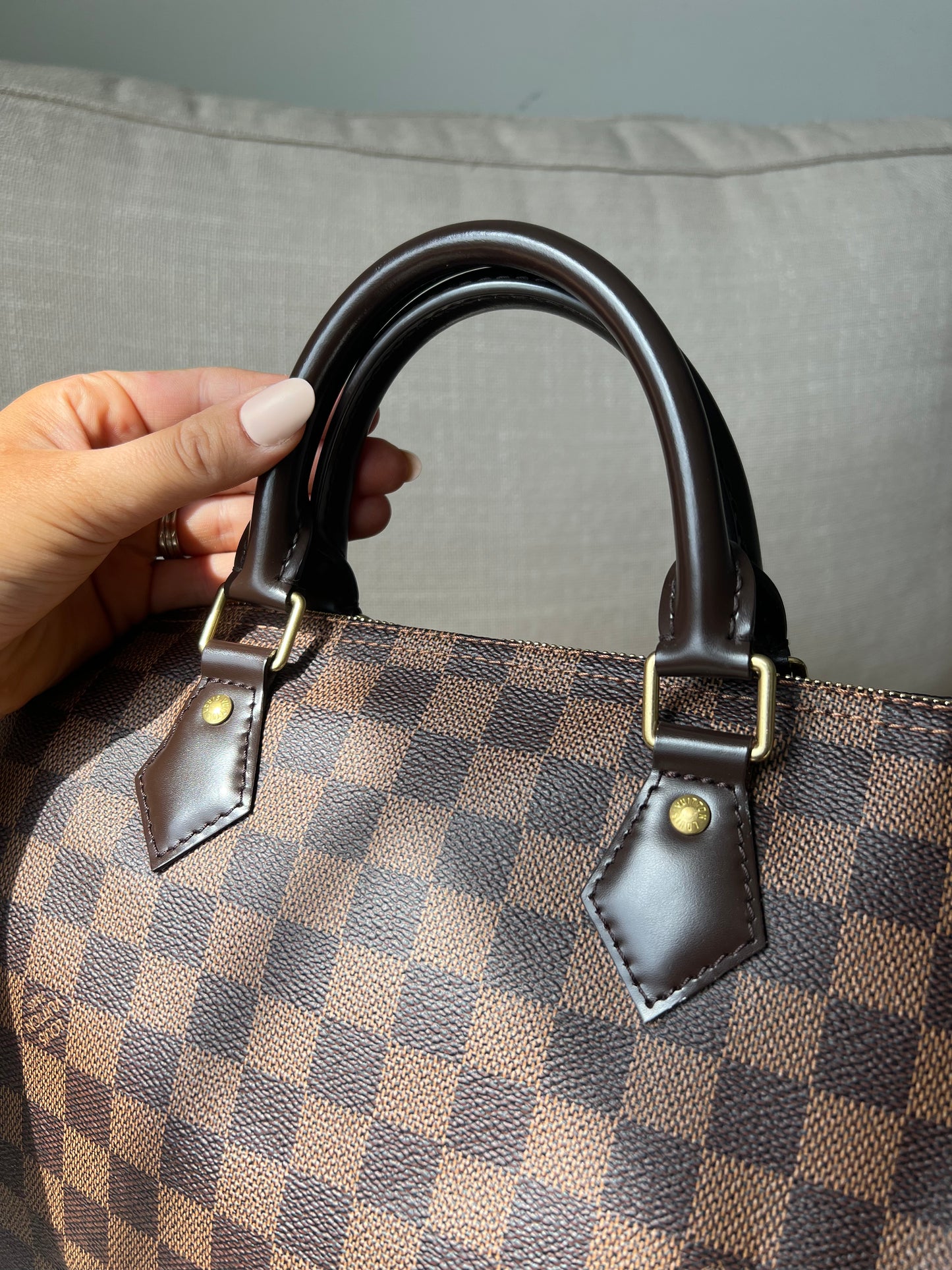 Louis Vuitton Speedy 35 Damier Ebene Bandouliere