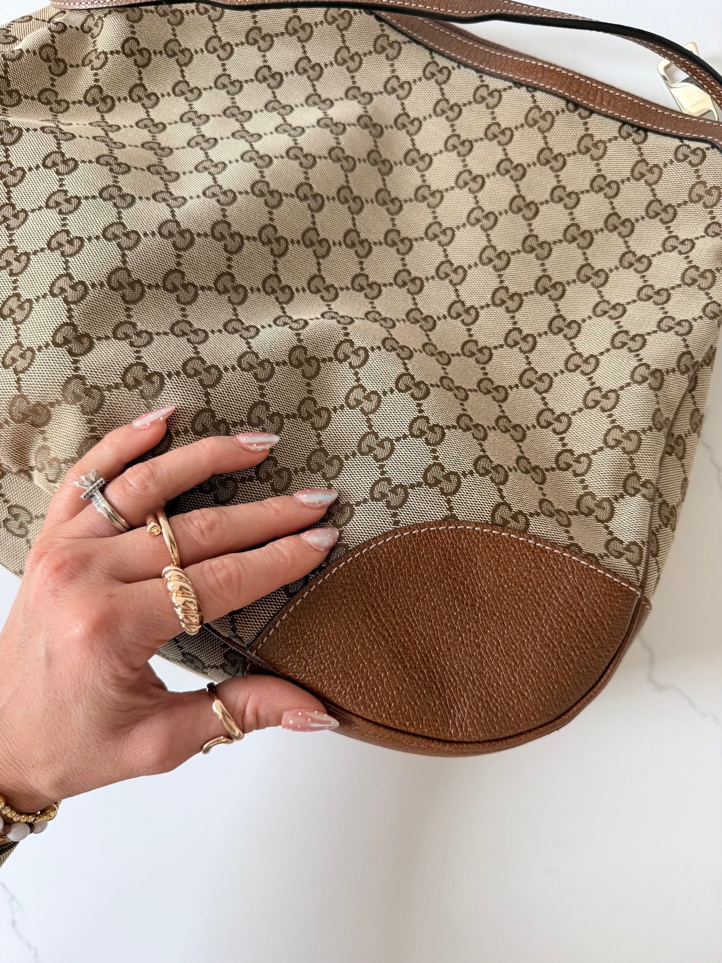 Gucci B Hobo Shoulder Bag