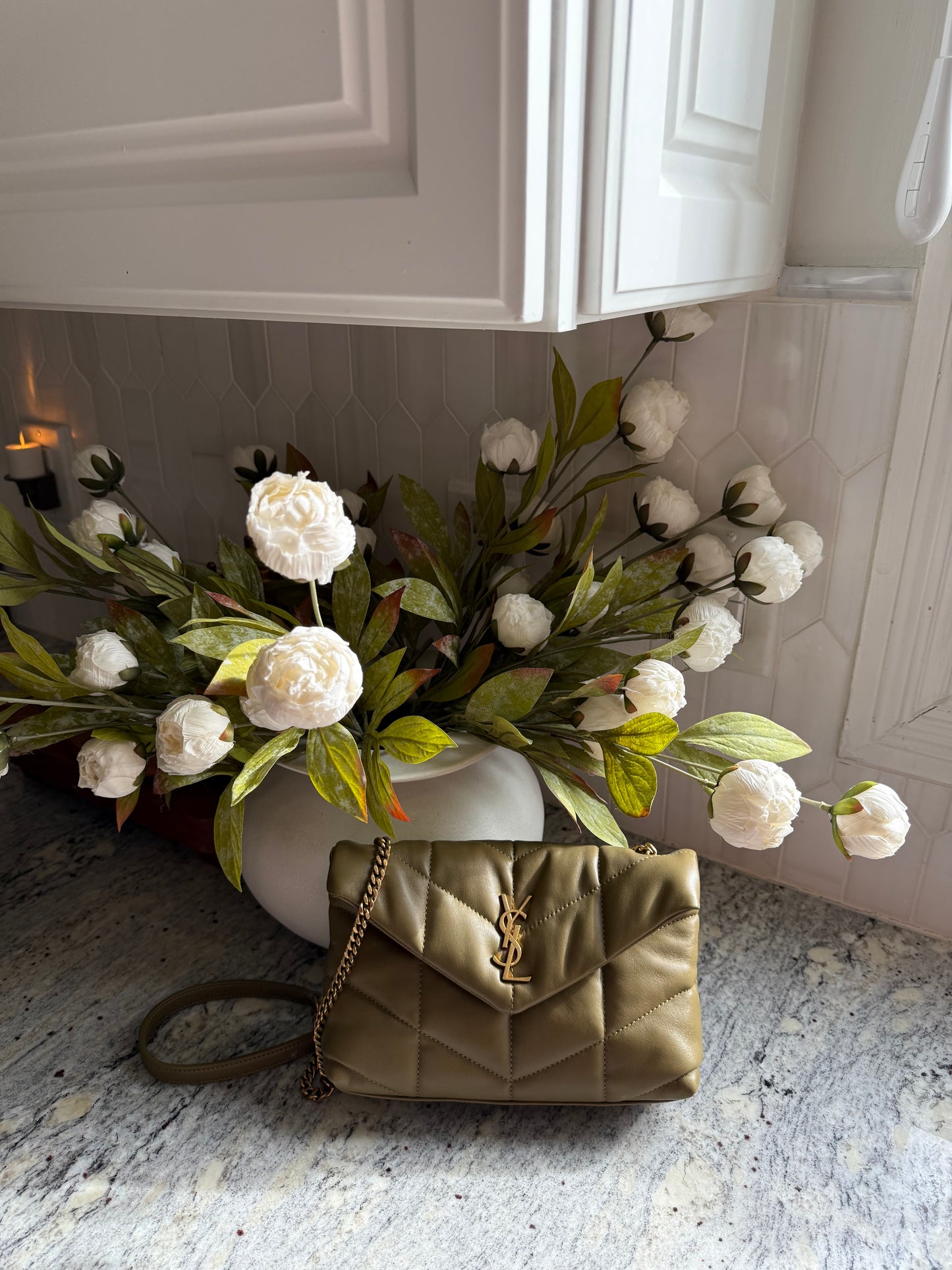 Saint Laurent Toy Loulou Hazel Green