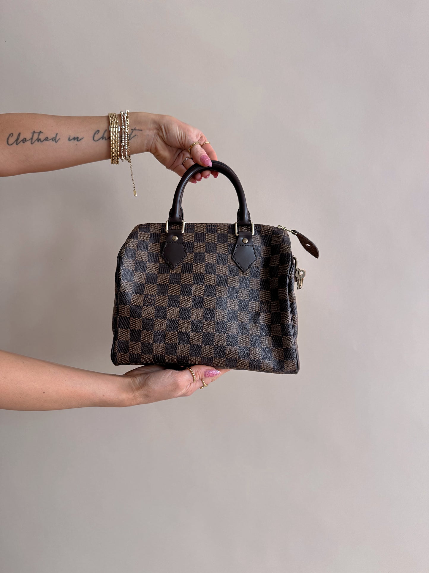 Louis Vuitton Speedy 25 Damier Ebene