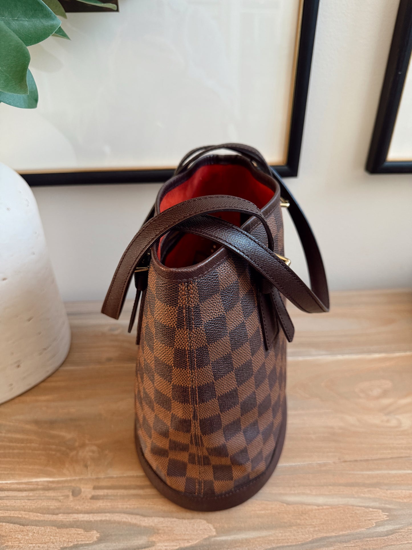 Louis Vuitton Bucket Bag Ebene