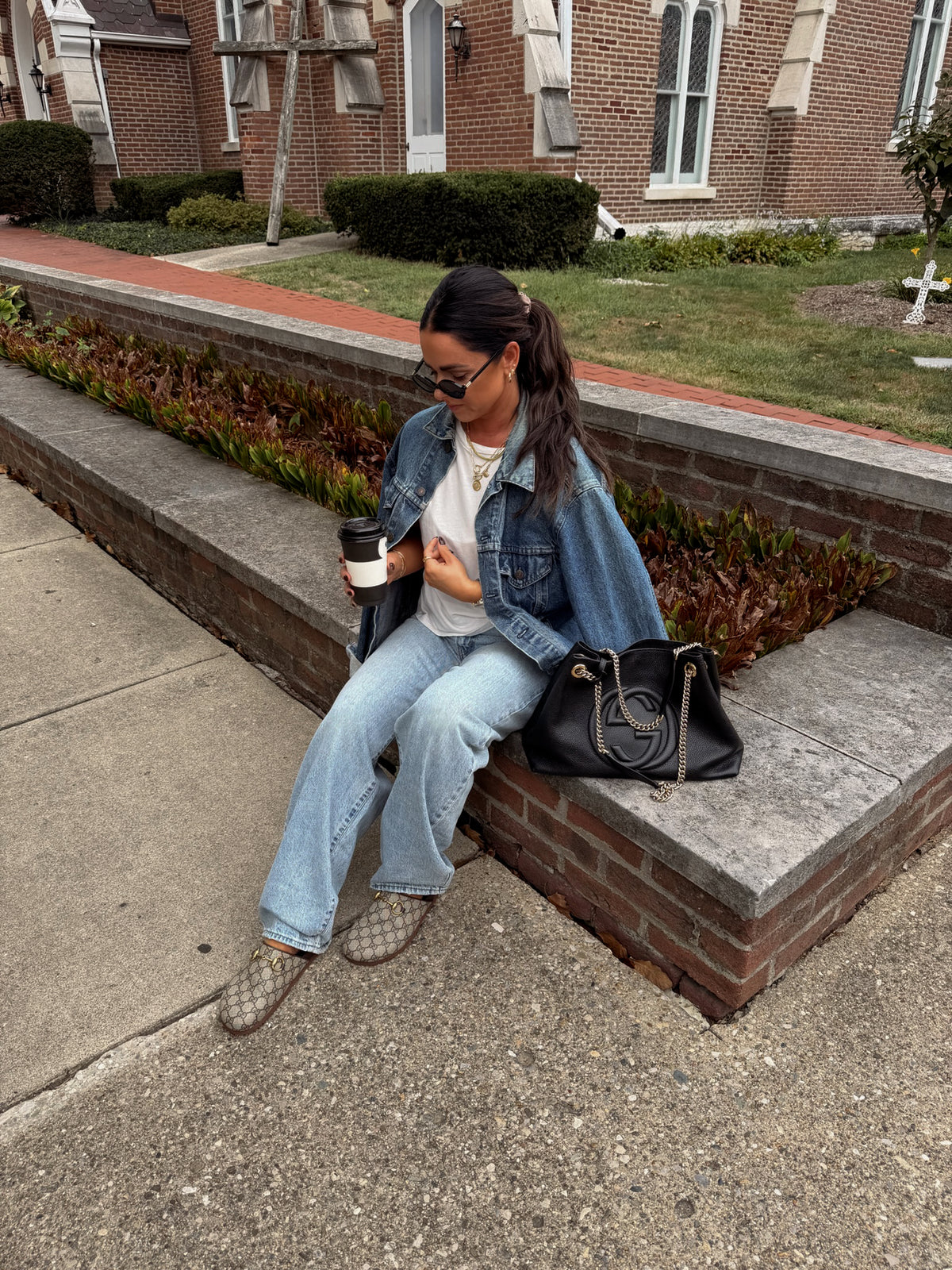 Gucci Soho Chain Shoulder Bag Black