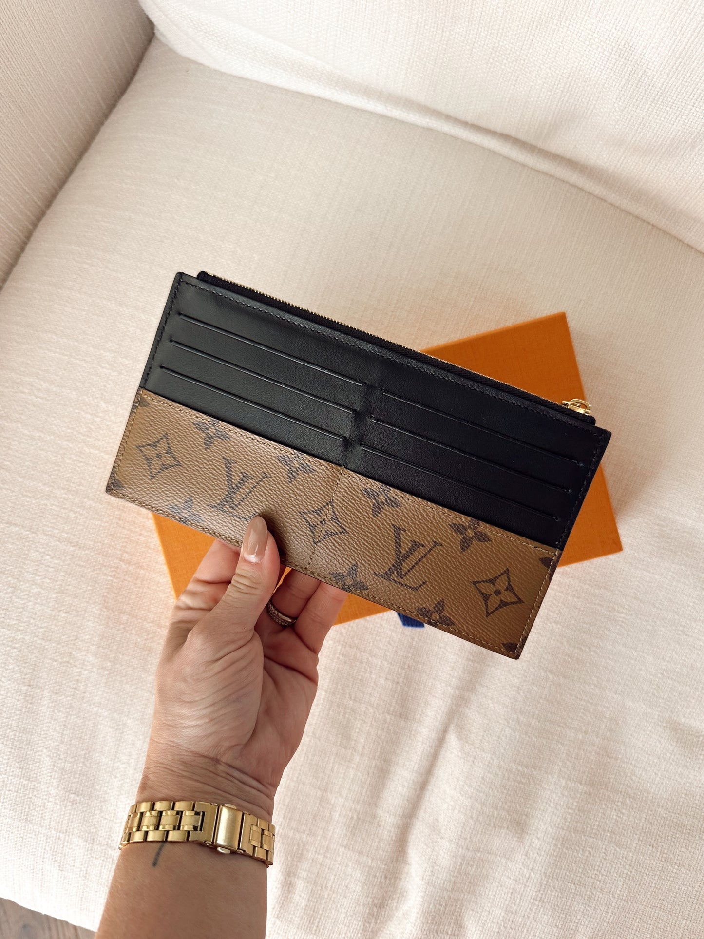 Louis Vuitton Monogram Reverse Card Holder