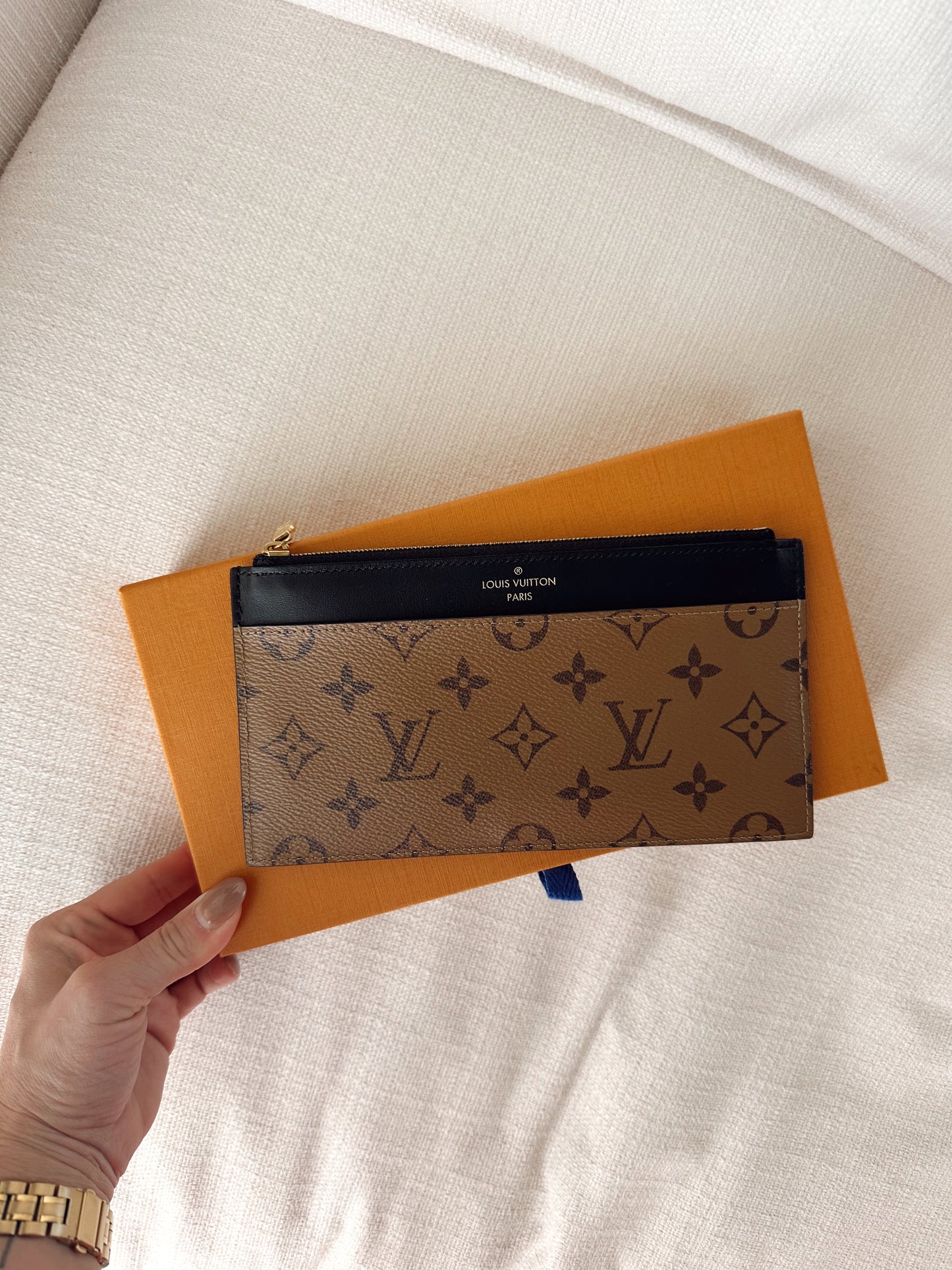 Louis Vuitton Monogram Reverse Card Holder