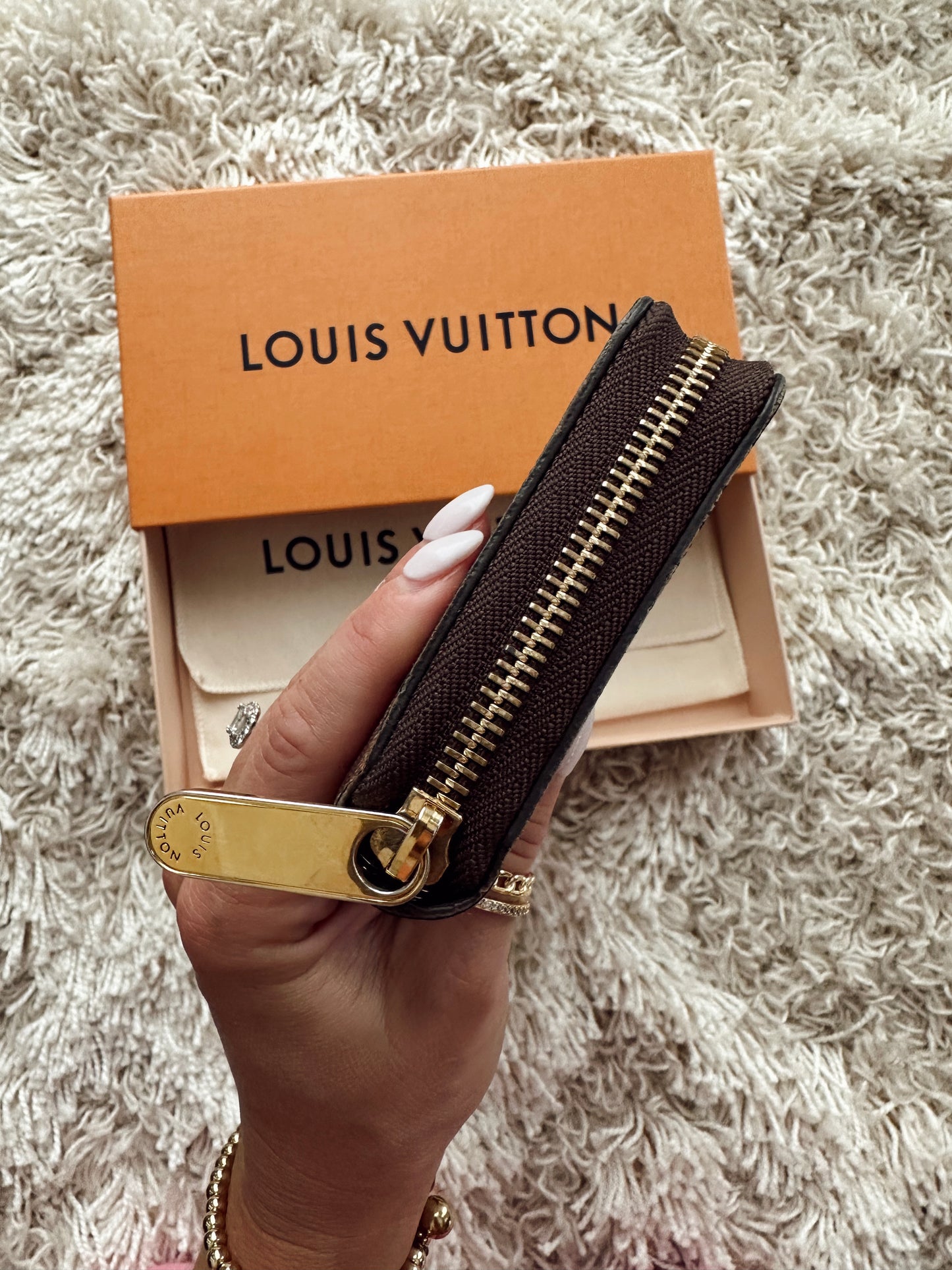 LV Damier Ebene Zippy Wallet
