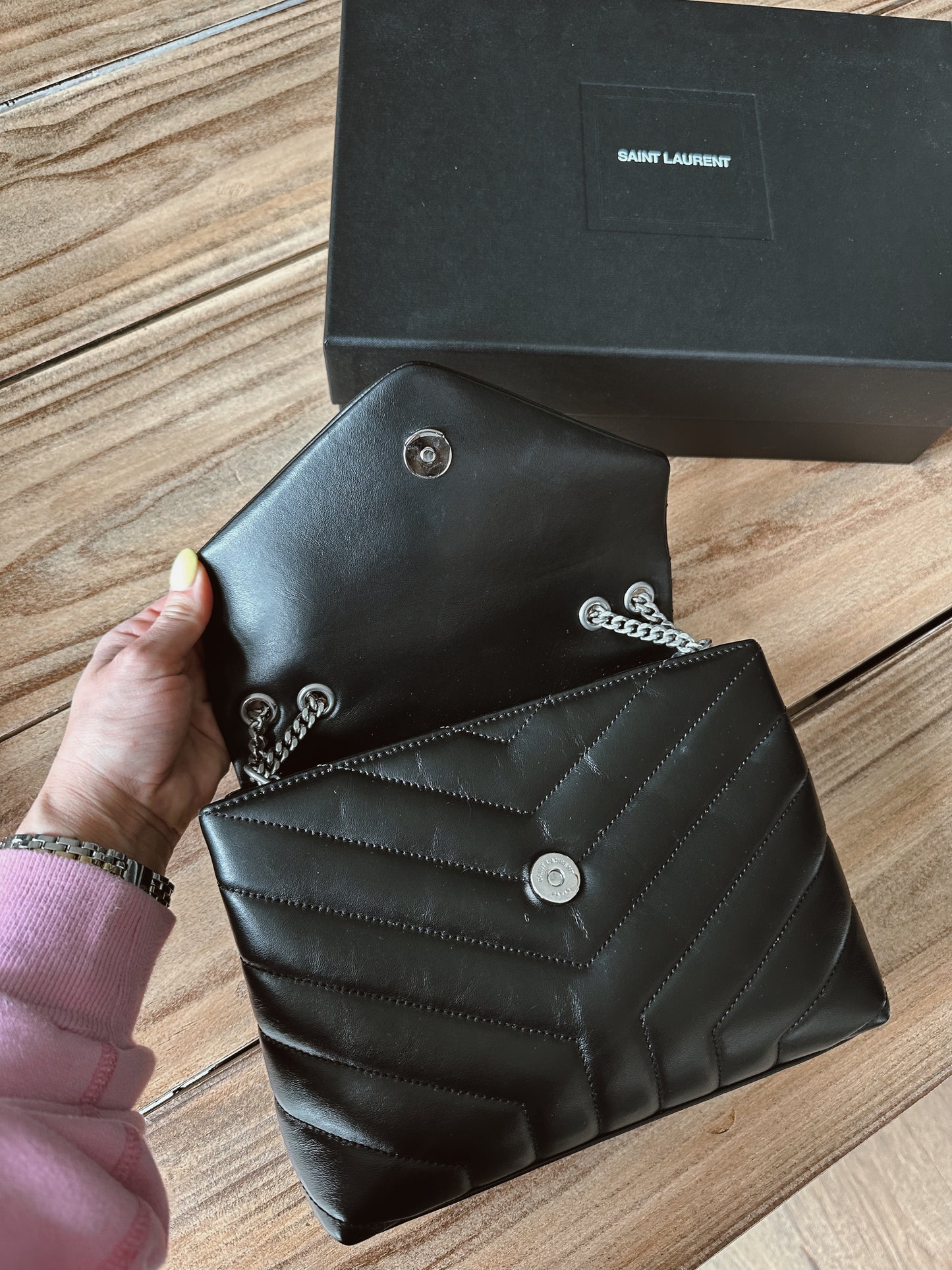Saint Laurent LouLou Black Silver