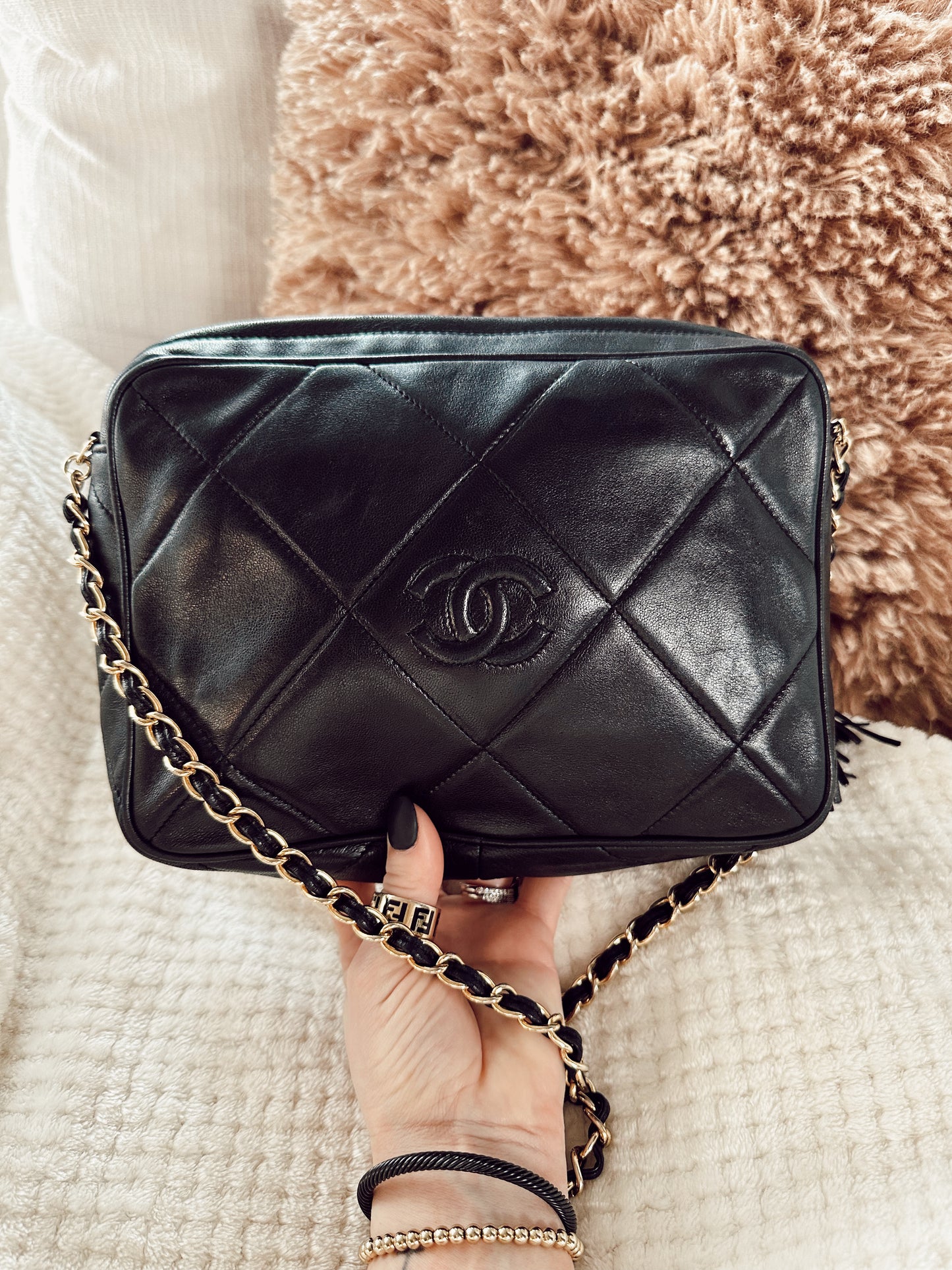 Chanel Matelasse Lambskin Shoulder Bag
