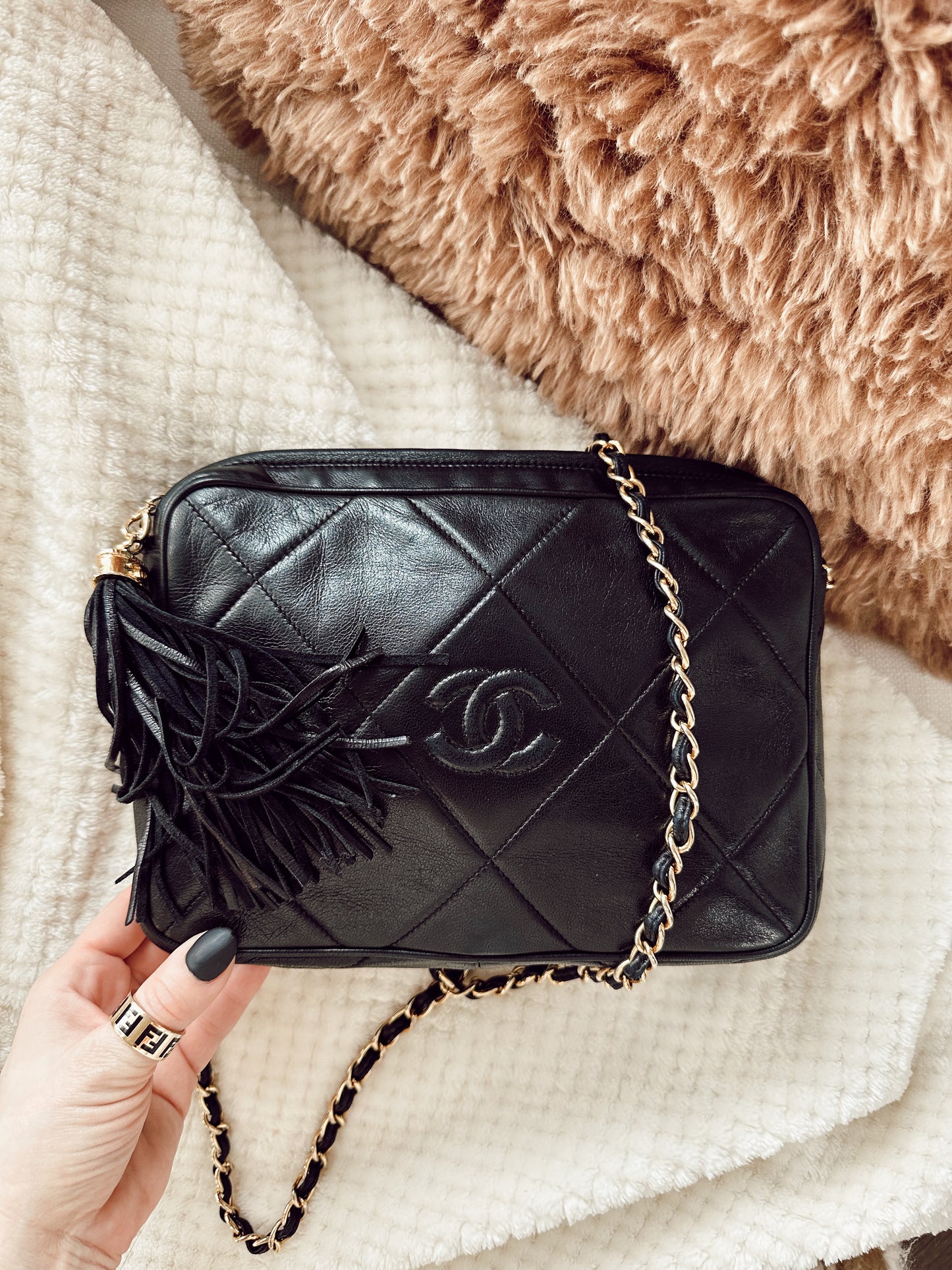 Chanel Matelasse Lambskin Shoulder Bag
