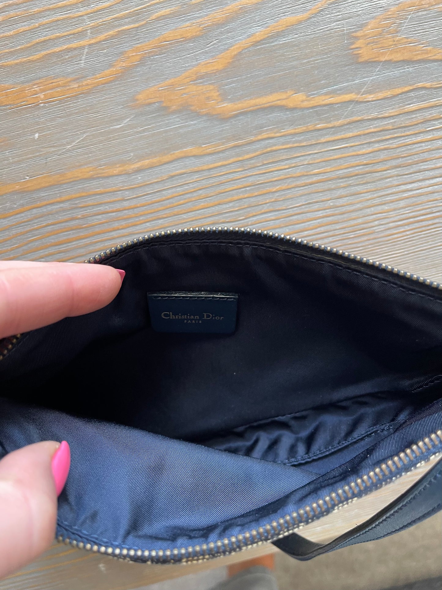 Christian Dior Trotter Canvas Saddle Pouch