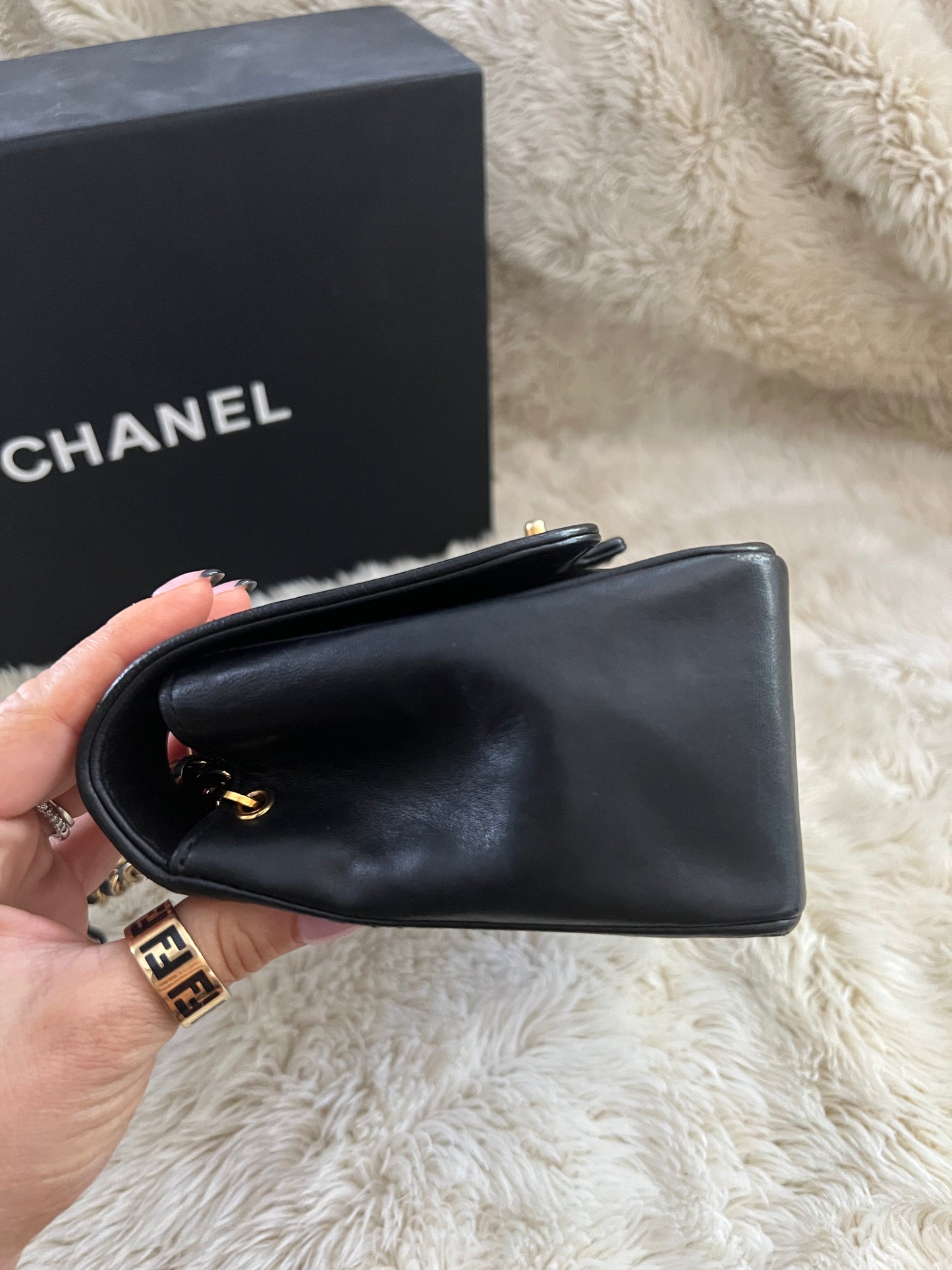 Chanel Matrasse Black Shoulder Bag