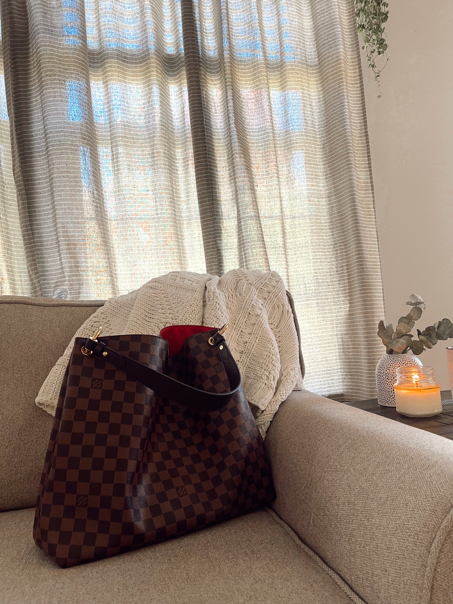 Louis Vuitton Graceful MM Damier Ebene