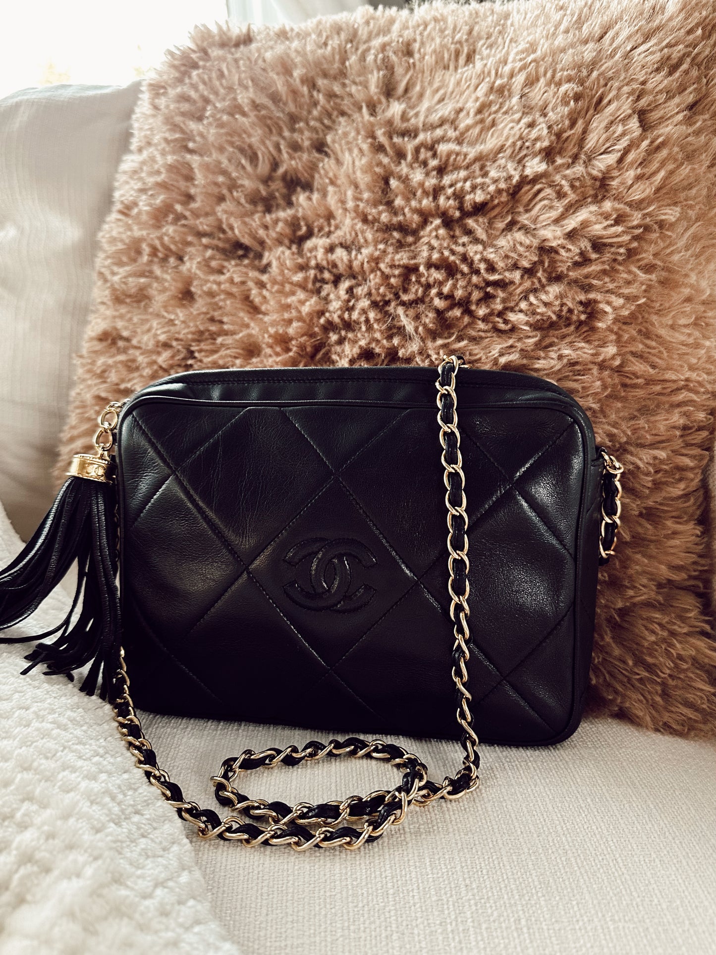 Chanel Matelasse Lambskin Shoulder Bag