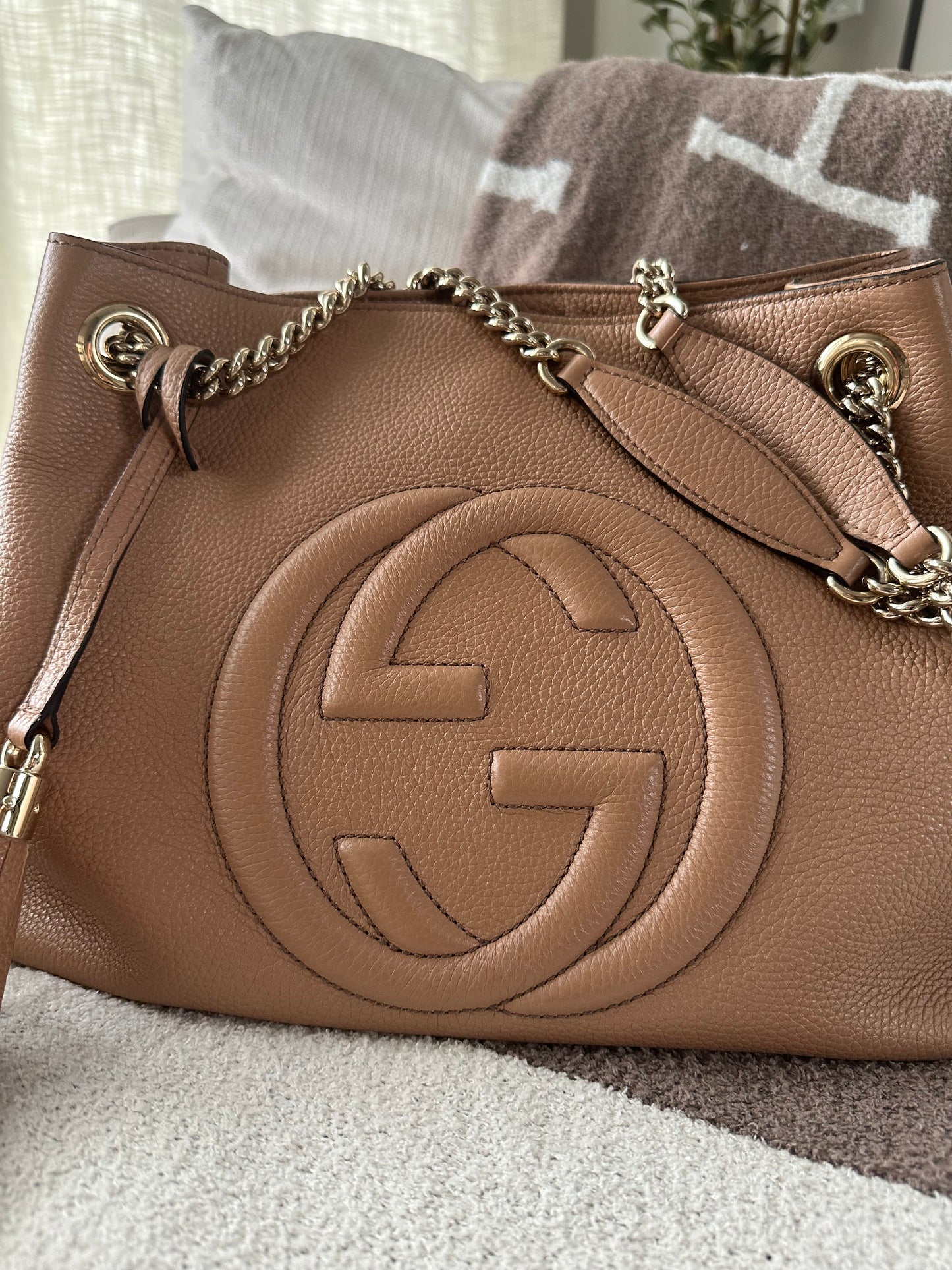 Gucci Soho Chain Strap Tote