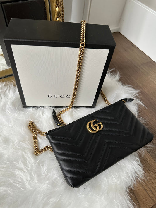 Gucci Marmont Chain Wallet