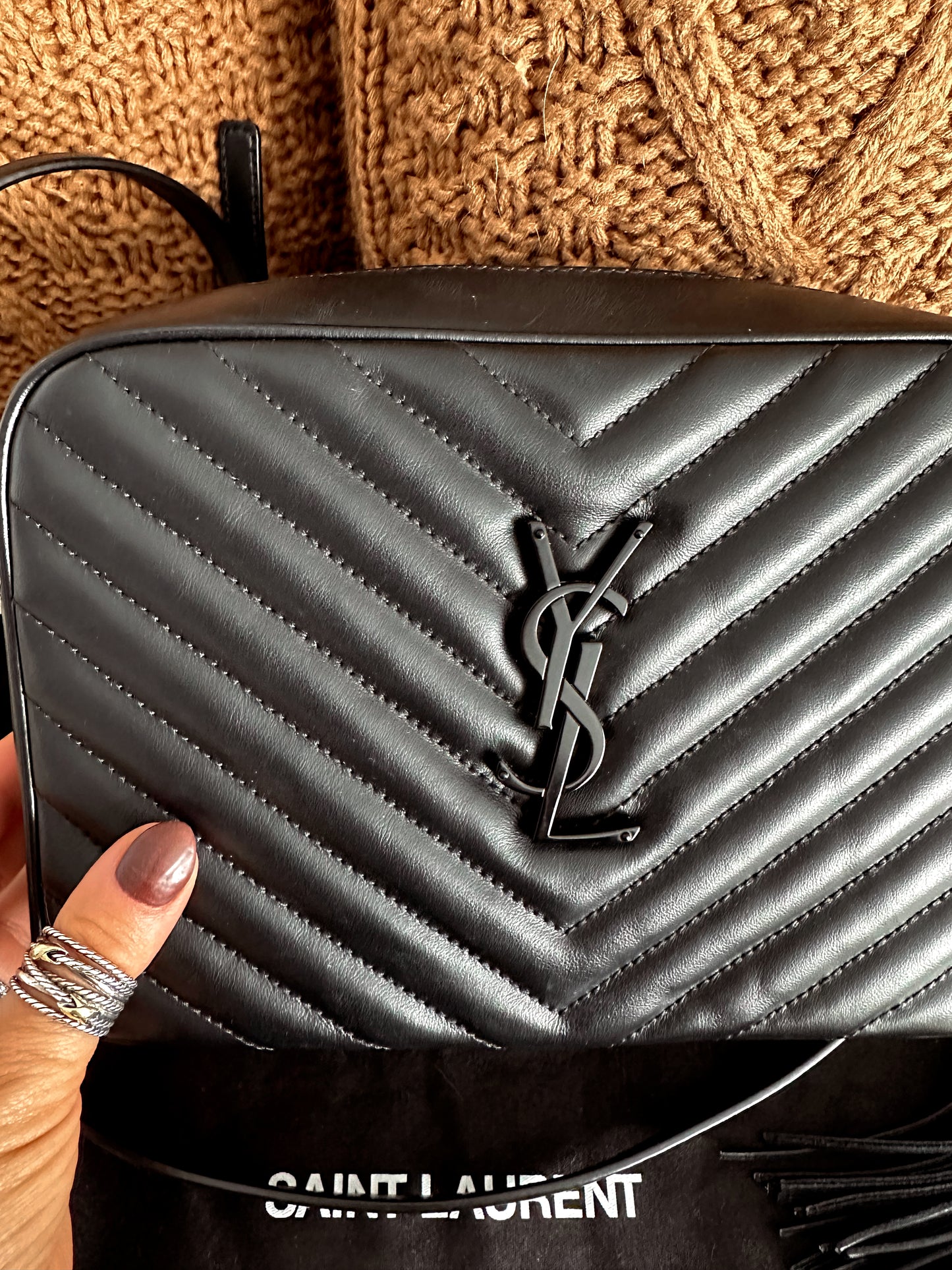 Saint Laurent Lou Mattelasse Camera Bag