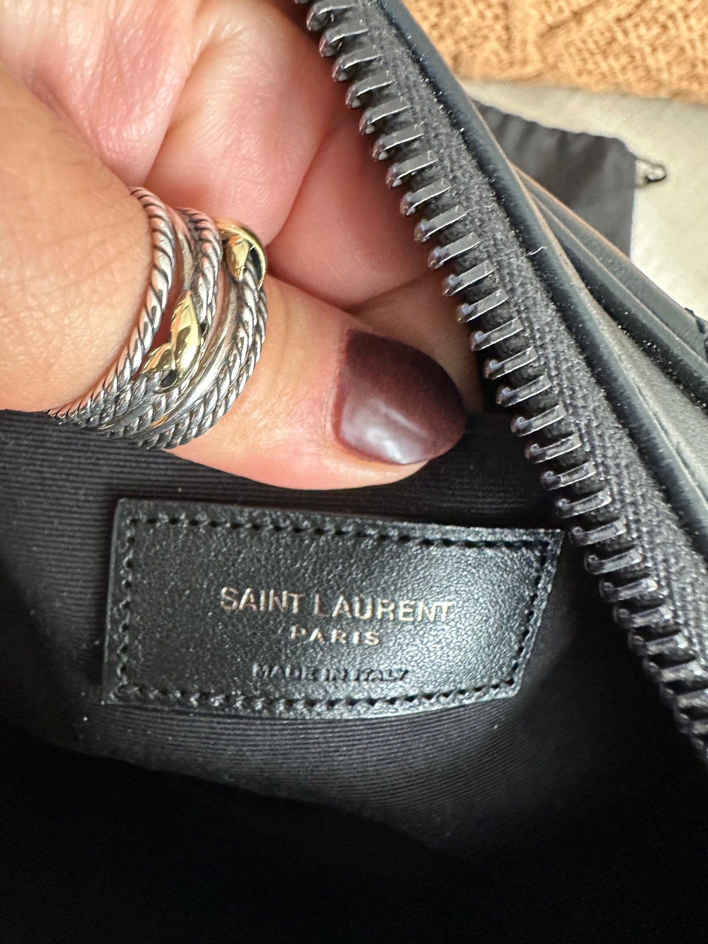 Saint Laurent Lou Mattelasse Camera Bag