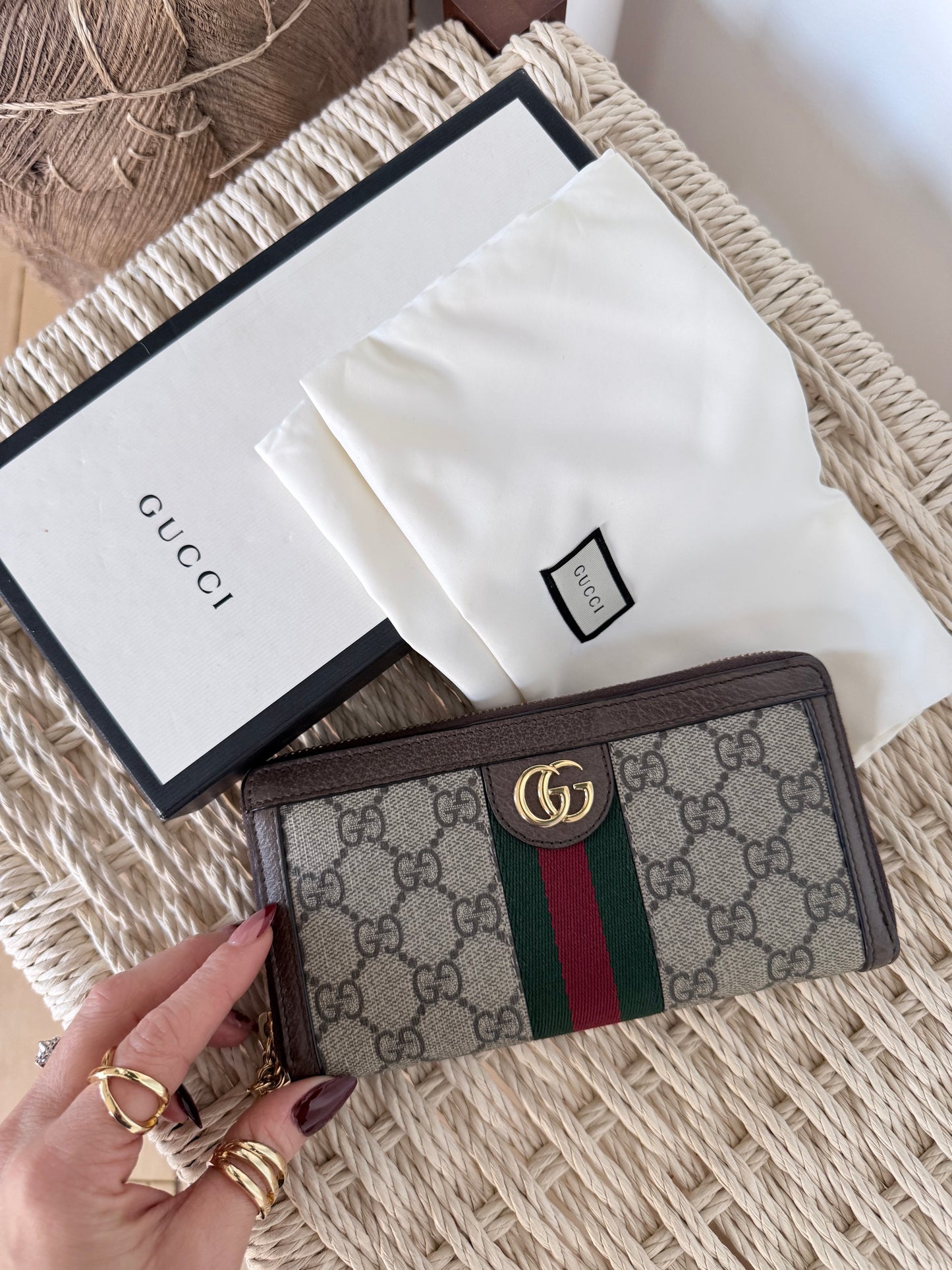 Gucci Ophidia GG Supreme Wallet