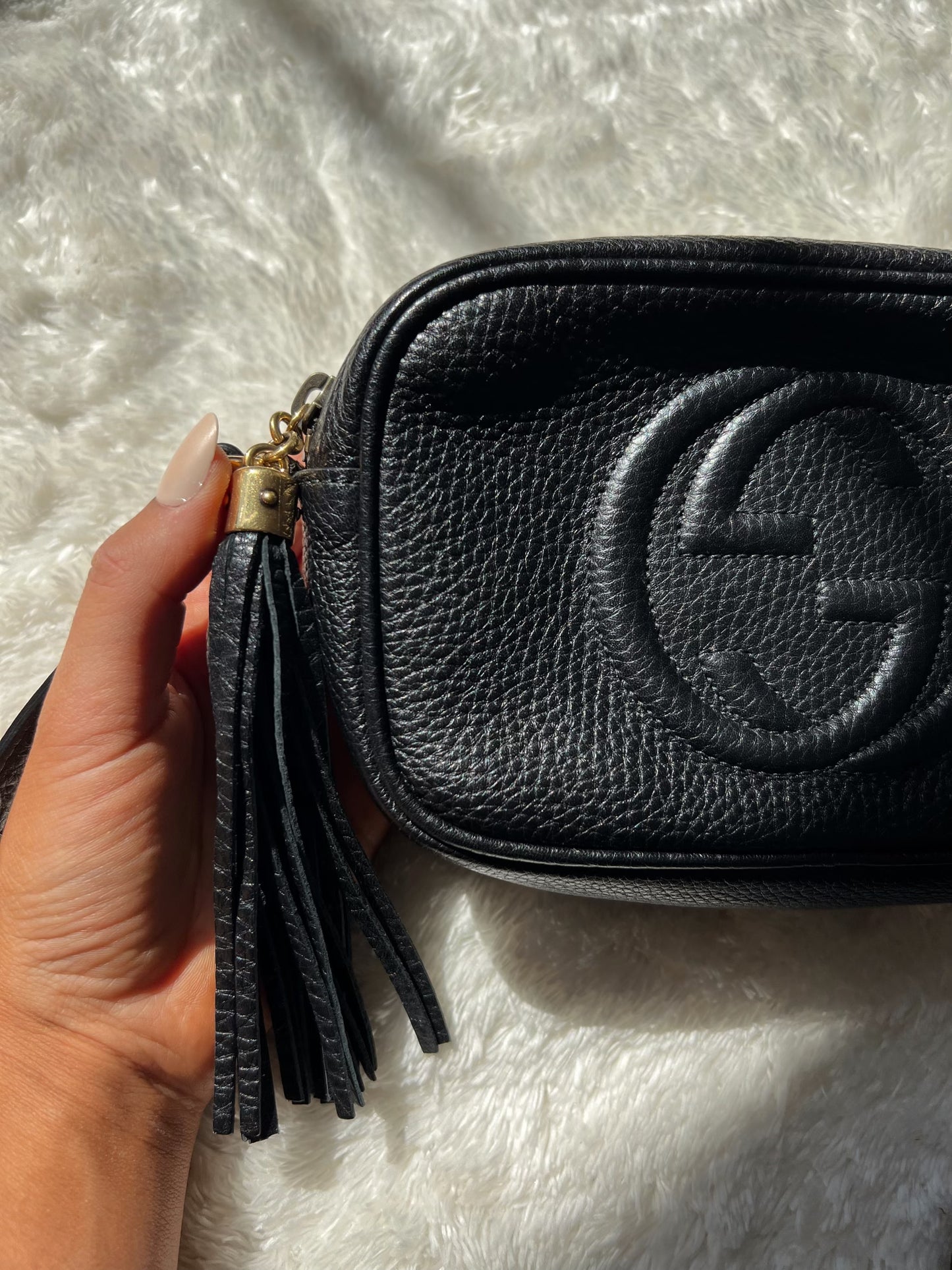 Mini Gucci Black Soho Disco Bag