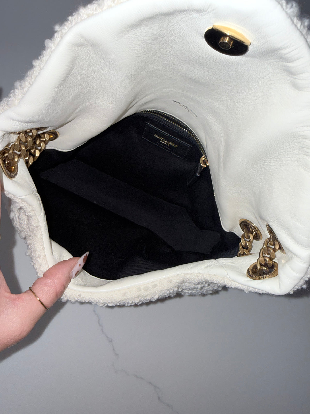 YSL Loulou Bouclé Tweed
Shoulder Bag