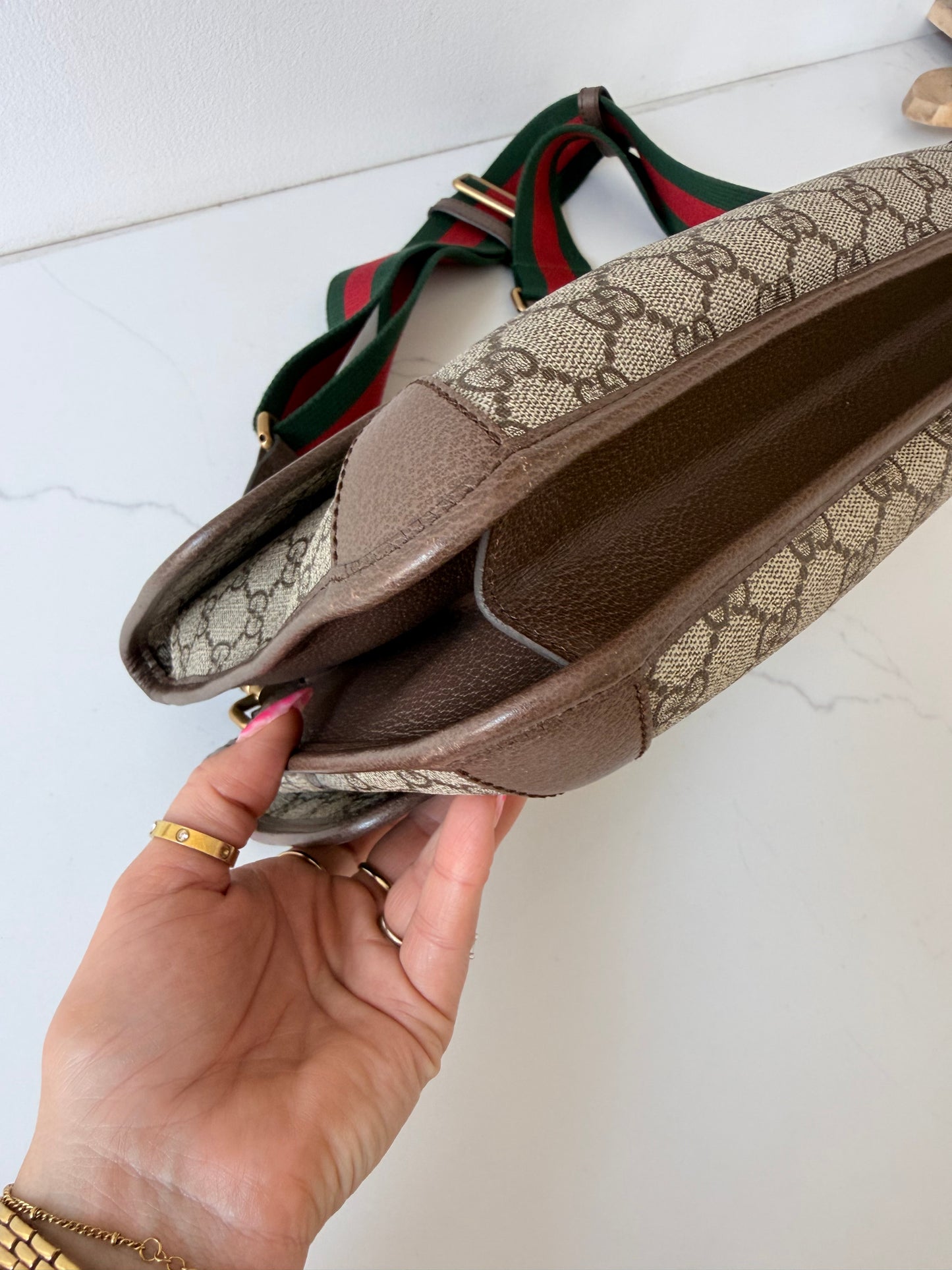 Gucci Neo Vintage Flap Messenger GG Coated Canvas Medium