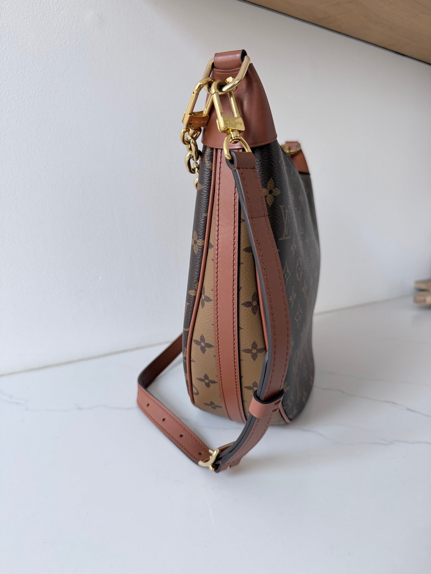 Louis Vuitton Loop Hobo Reverse Monogram Canvas