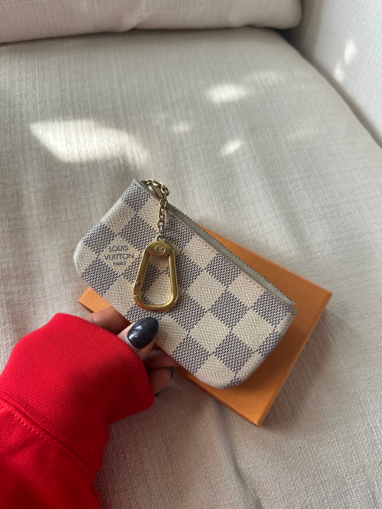 Louis Vuitton Key Pouch Azur