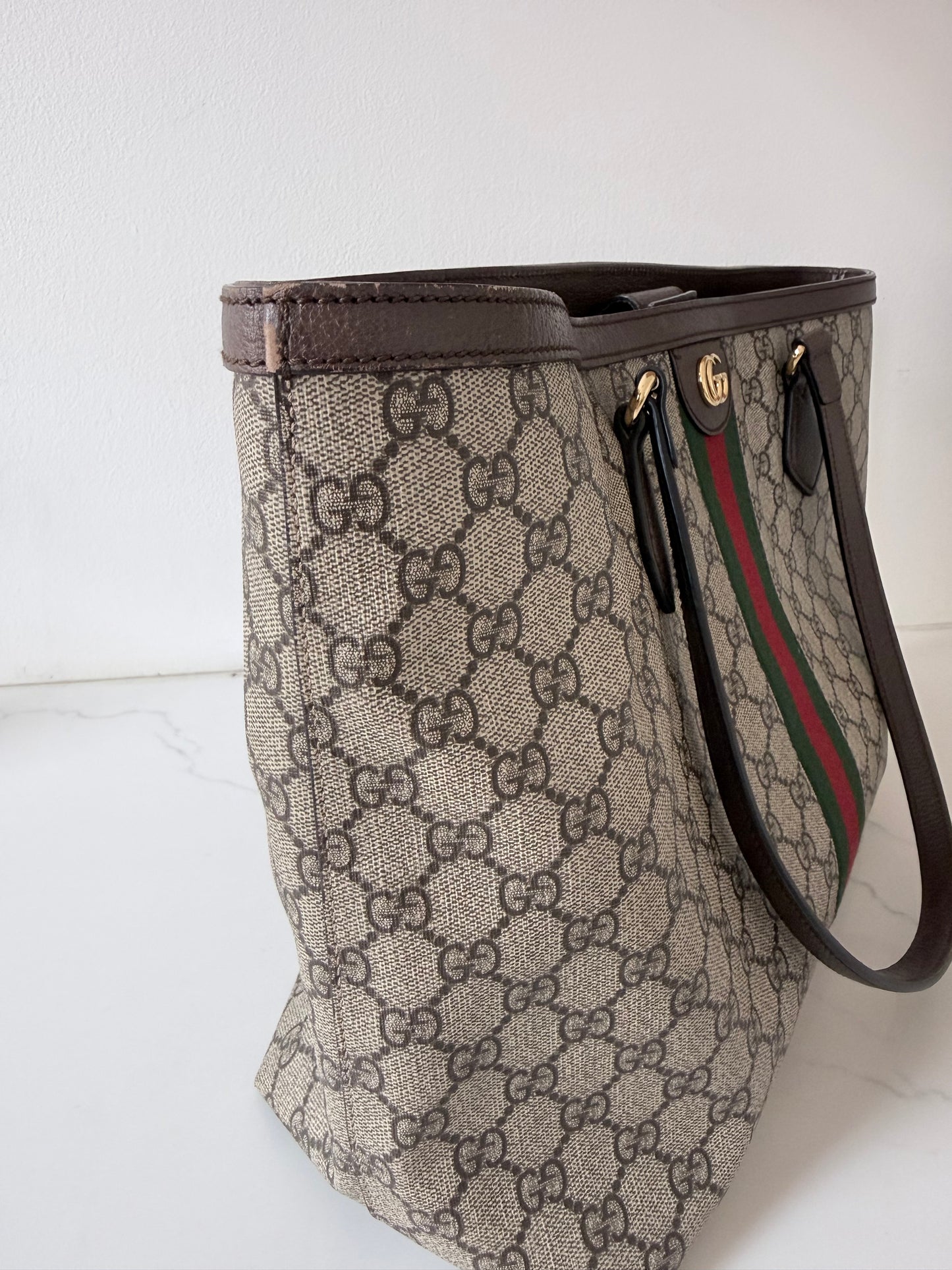 Gucci Ophidia GG Supreme Medium Canvas Tote