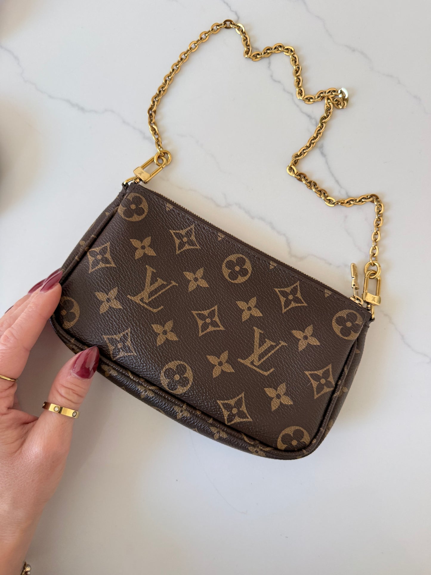 Louis Vuitton Multi Pochette Accessoires Ballerine Pink