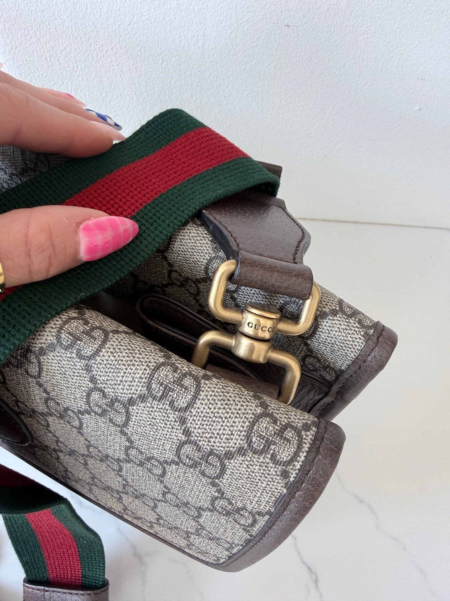 Gucci Neo Vintage Flap Messenger GG Coated Canvas Medium